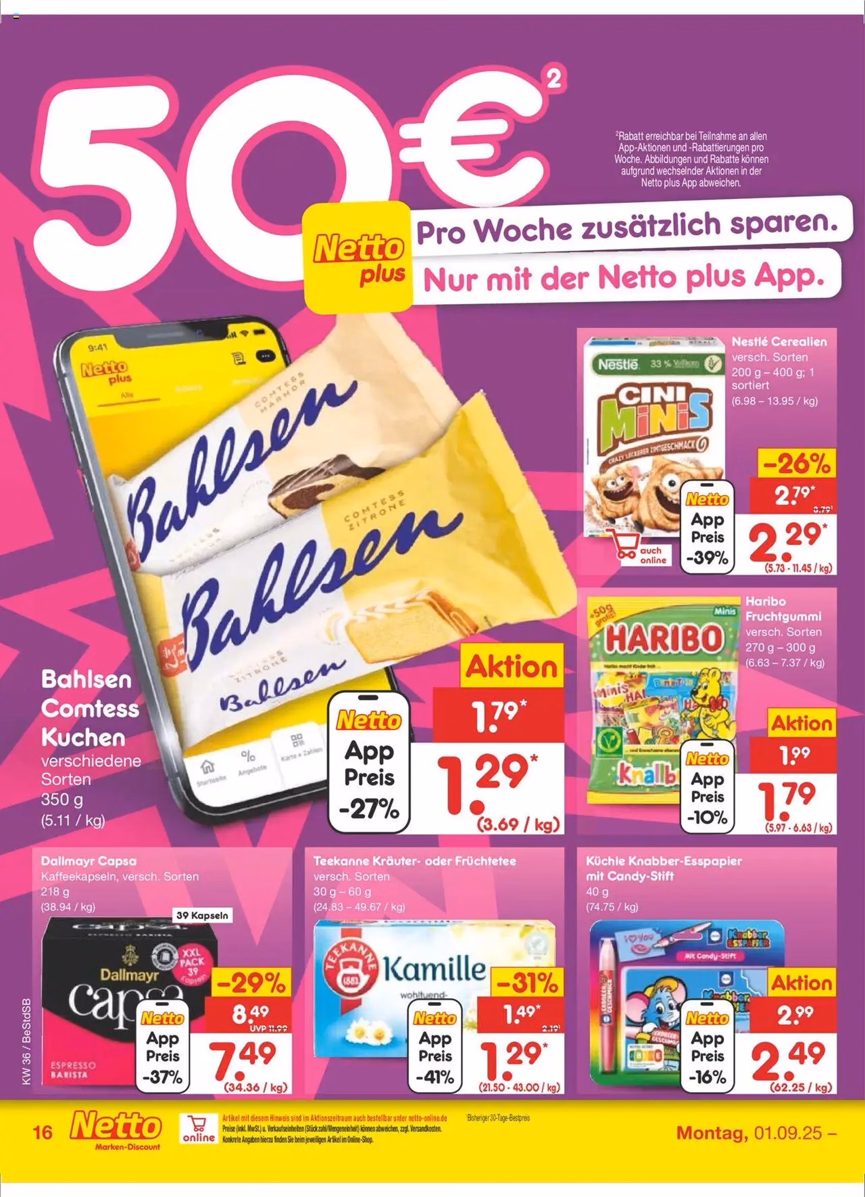 Netto Marken-Discount Prospekt - Gültiger Prospekt ab 01.09.2025, Seite 22 von insgesamt 65 Netto Marken-Discount Prospekt - Gültiger Prospekt ab 01.09.2025, Seite 22 von insgesamt 65