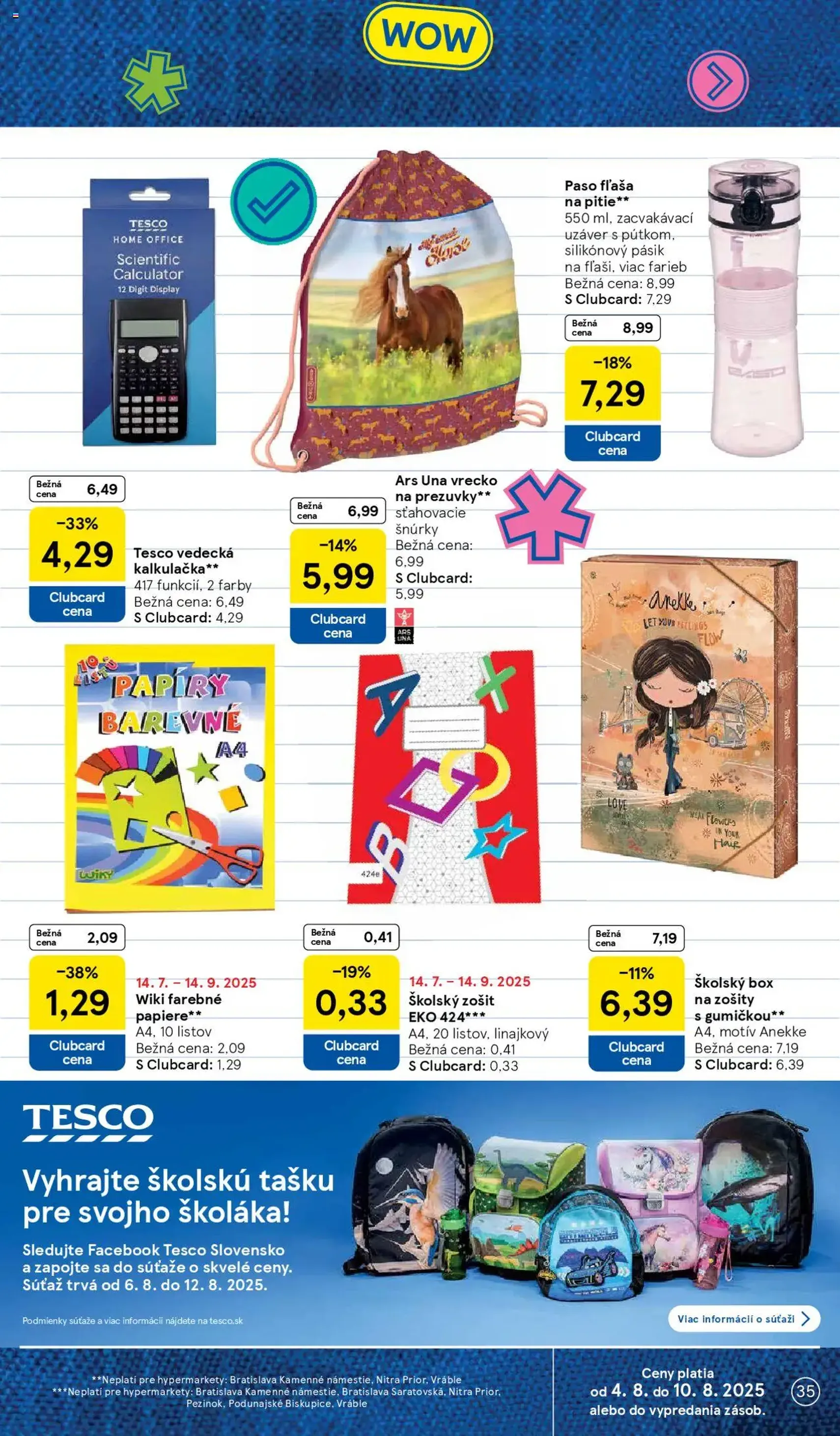 Tesco Hypermarket - leták - platný leták od 06.08.2025 strana 35 z 41 Tesco Hypermarket - leták - platný leták od 06.08.2025 strana 35 z 41