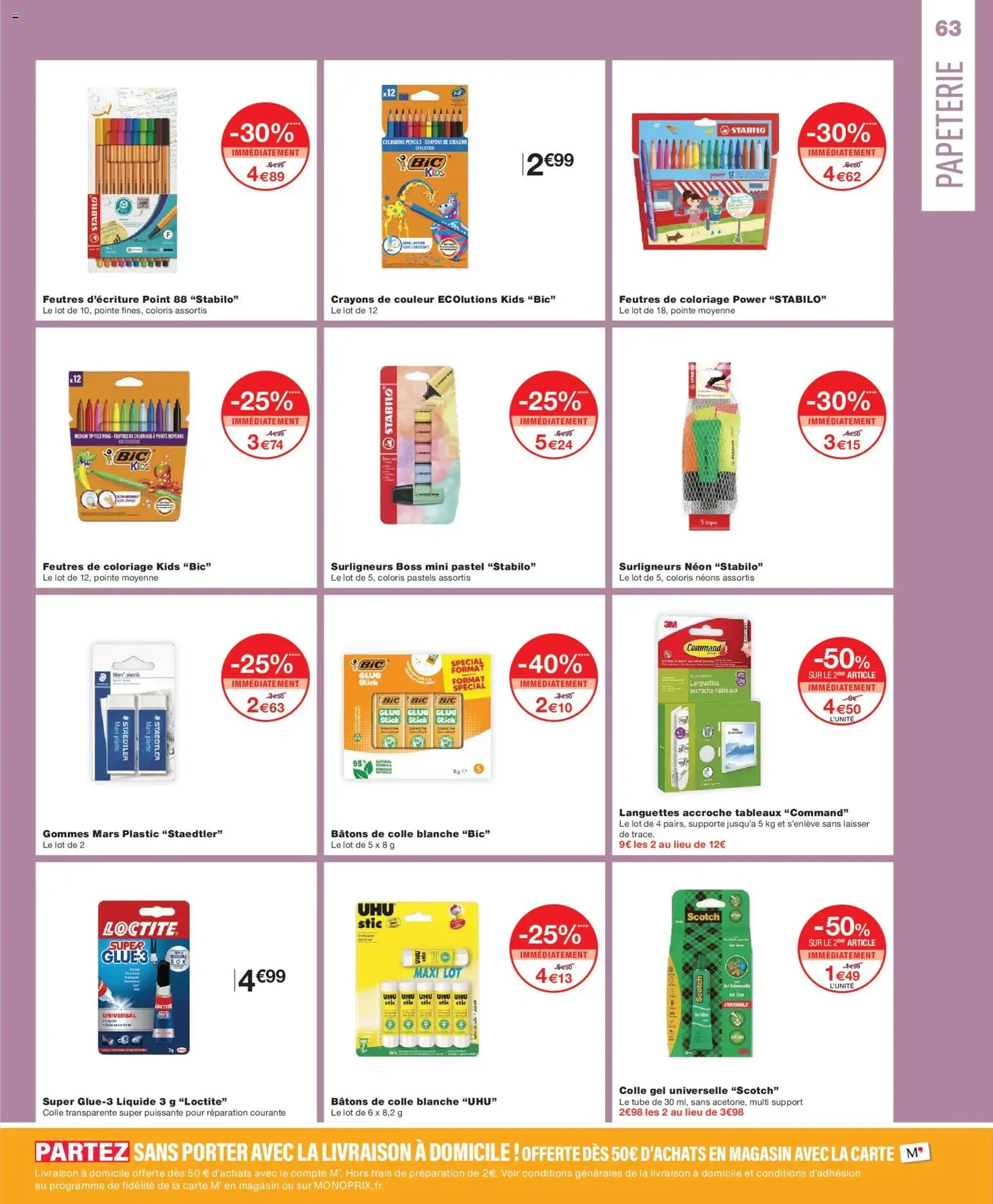 Monoprix catalogue - brochure valable à partir du 01/01/2026, page 63 sur 69
