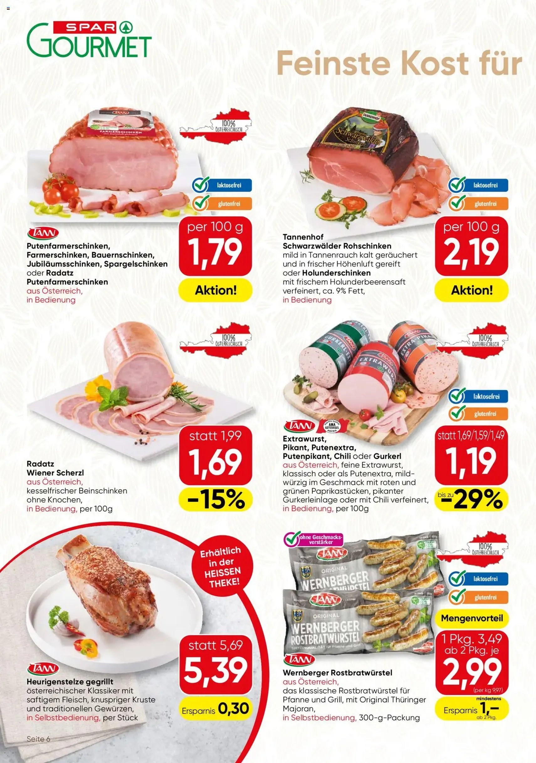 SPAR Gourmet Flugblatt - Gültiger Prospekt ab 07.05.2026, Seite 6 von insgesamt 12