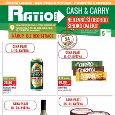 Ratio leták - náhled letáku platný od 01.05.2026