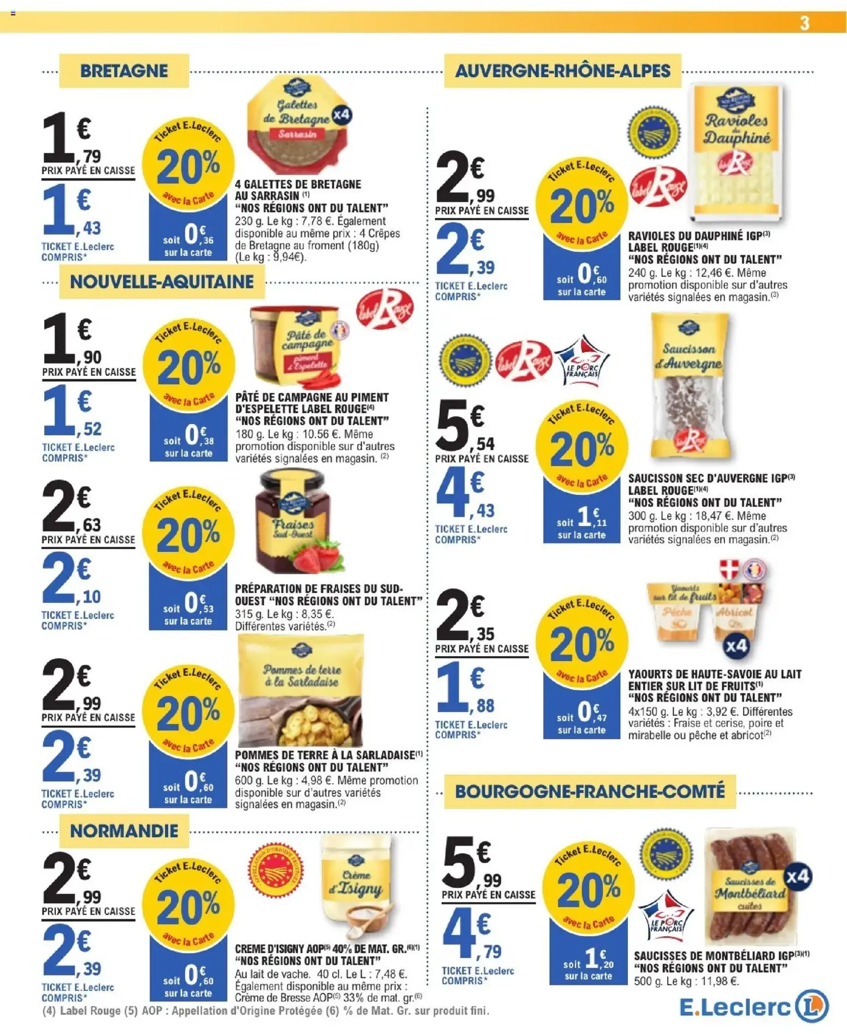 E.Leclerc catalogue semaine 11 - brochure valable à partir du 10/03/2026, page 3 sur 56
