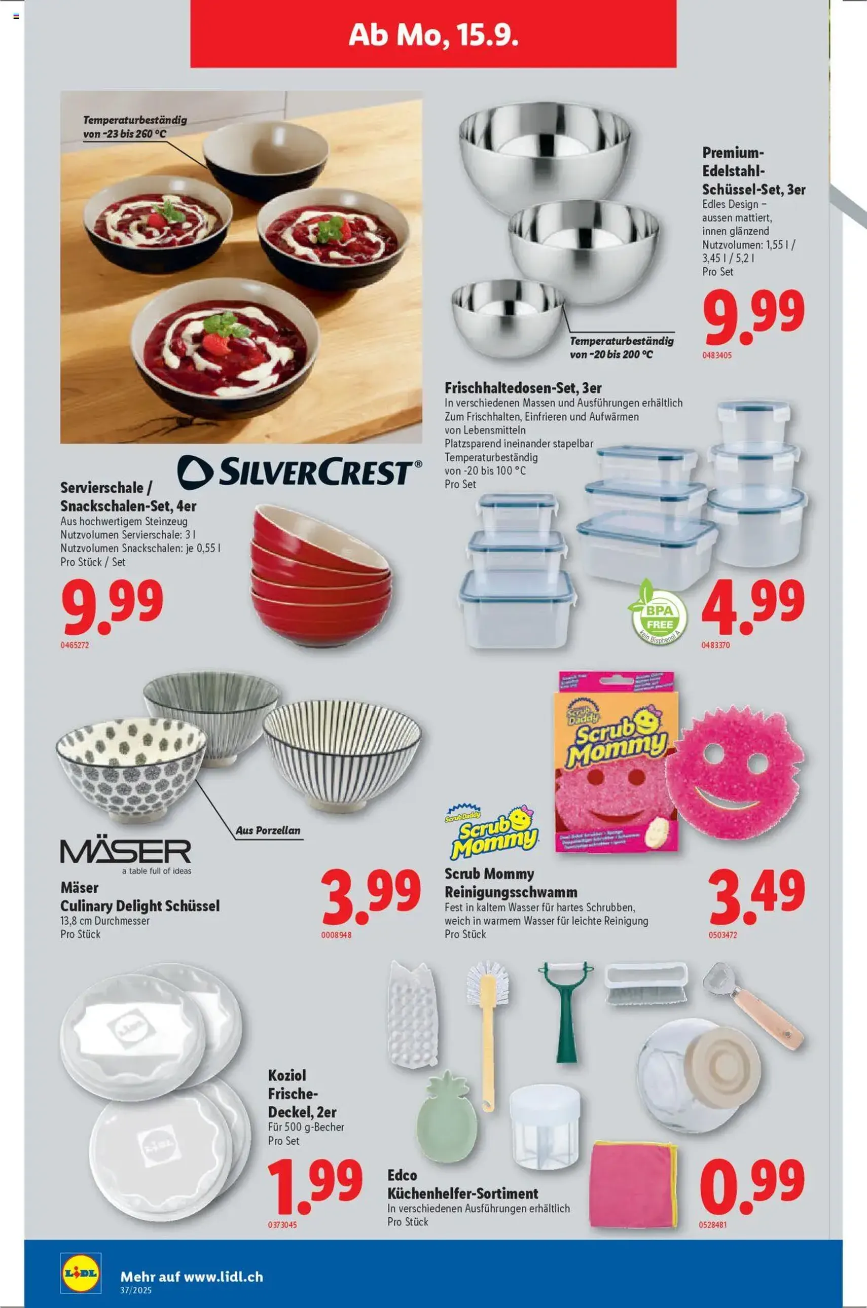Lidl Aktionen - Gültiger Prospekt ab 11.09.2025, Seite 38 von insgesamt 40 Lidl Aktionen - Gültiger Prospekt ab 11.09.2025, Seite 38 von insgesamt 40