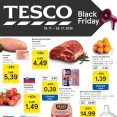 Tesco - Black Friday - náhľad letáku platný od 19.11.2025
