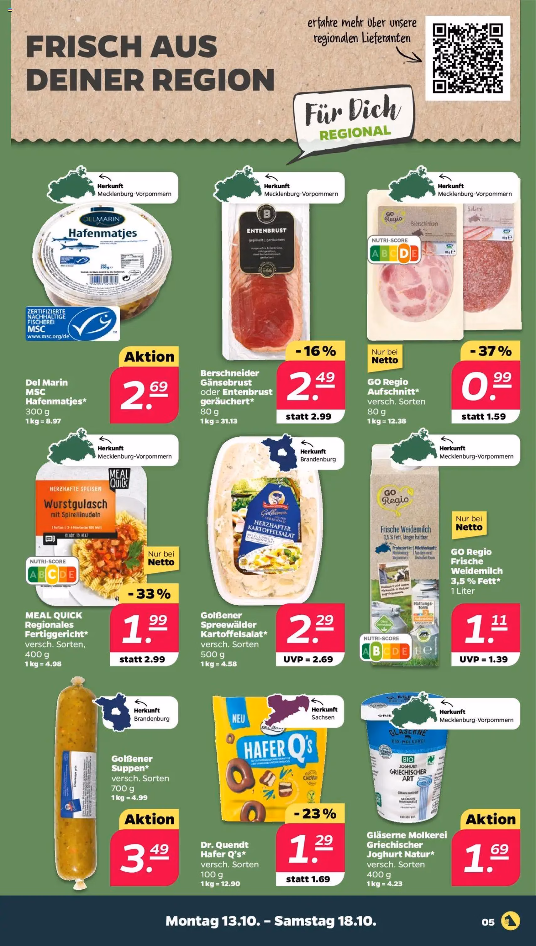 Netto Prospekt - Gültiger Prospekt ab 13.10.2025, Seite 5 von insgesamt 35