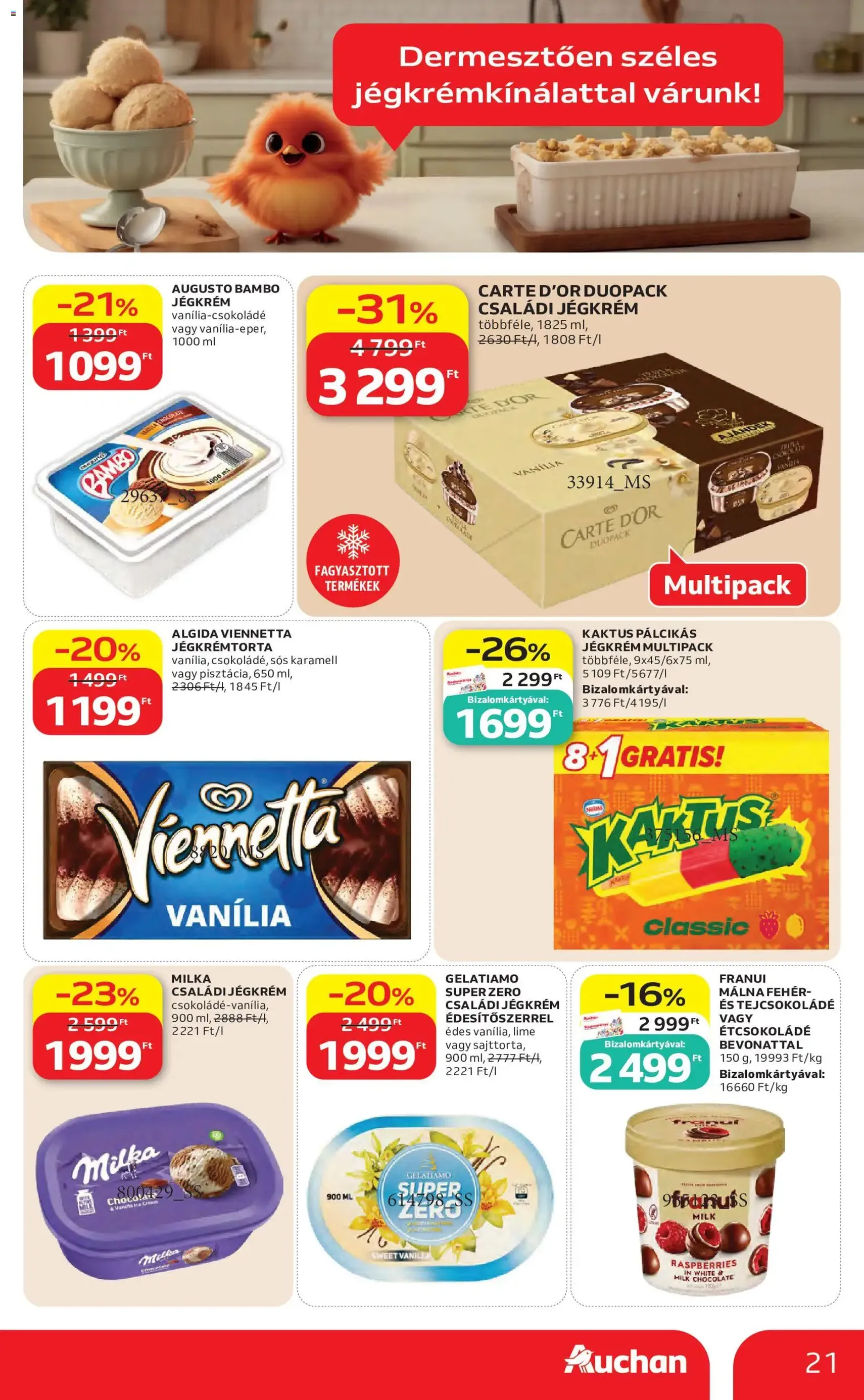 Auchan akciós újság - 2026.06.04. érvényes szórólap 21 oldal 57 oldalból