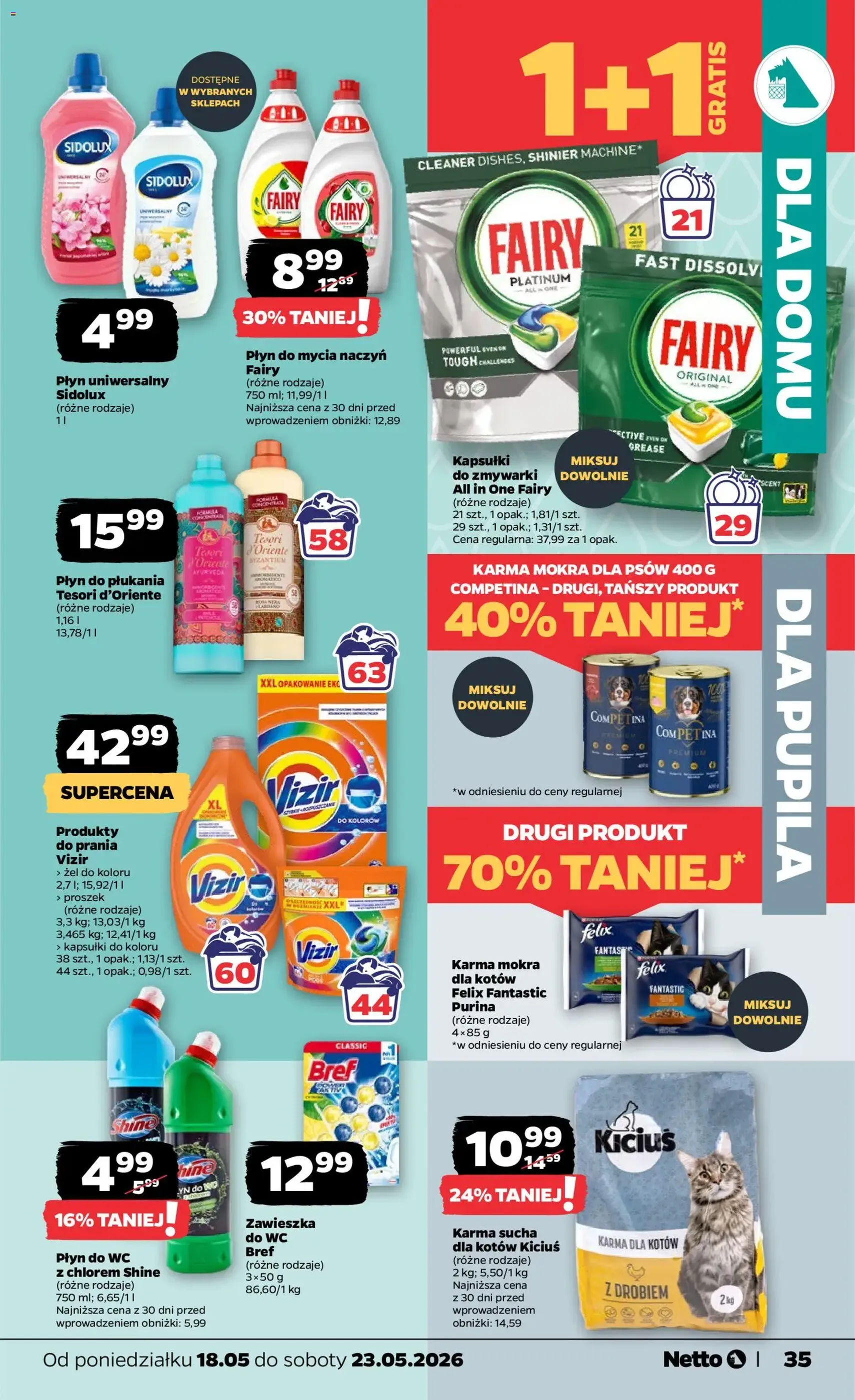 Netto gazetka od poniedziałku spożywcza - ważny gazetka od 18.05.2026 strona 35 z 38