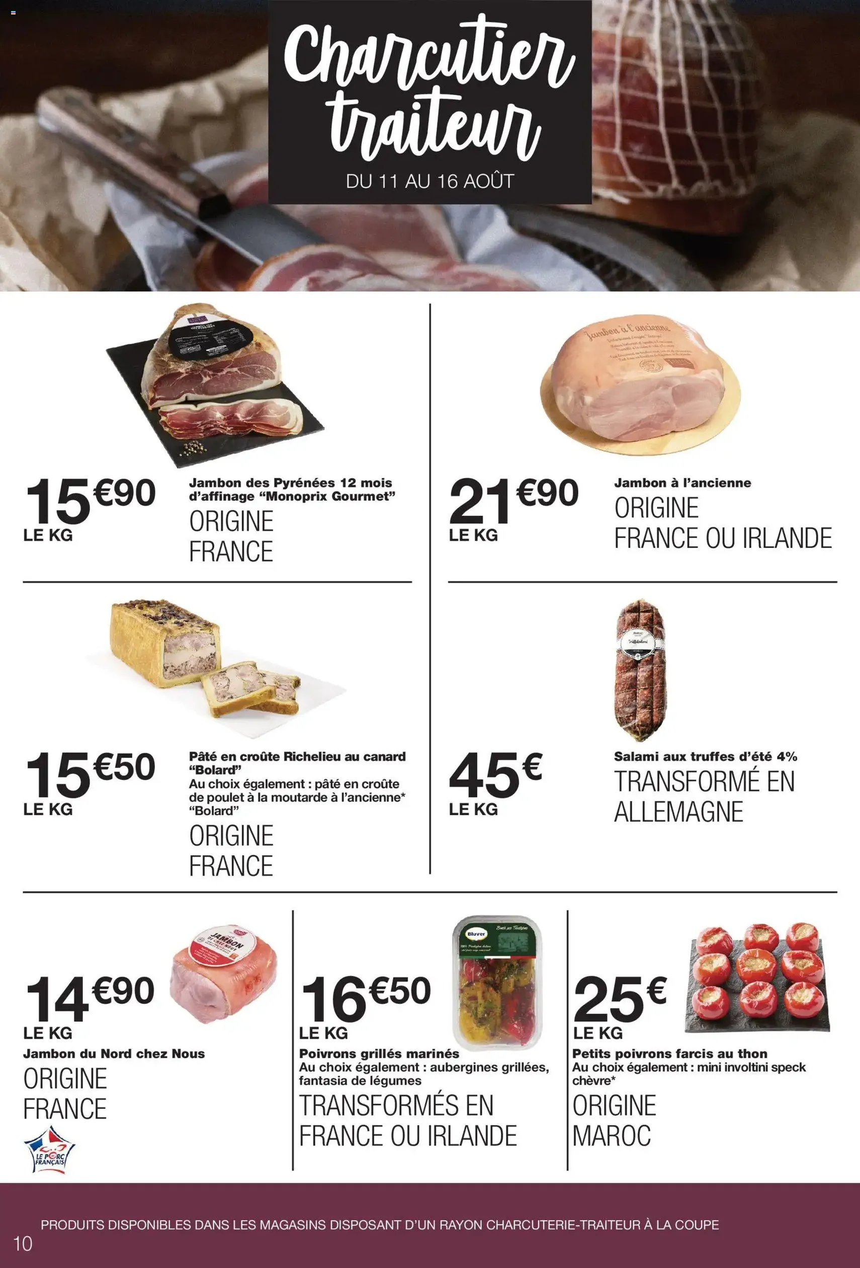 Monoprix catalogue - brochure valable à partir du 11/08/2026, page 10 sur 46
