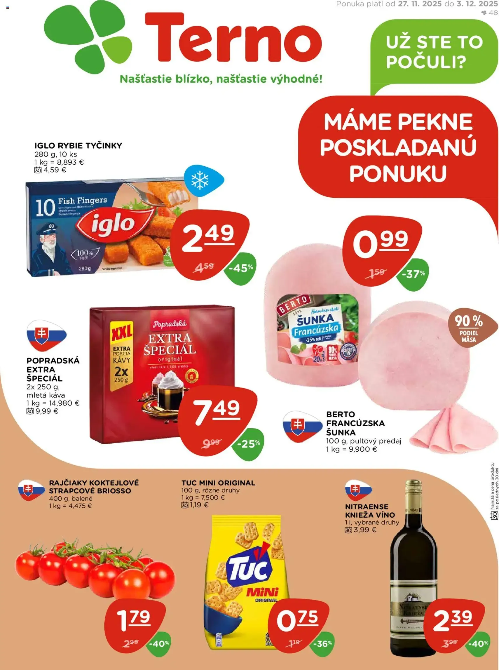 Terno leták - platný leták od 27.11.2025 strana 1 z 20