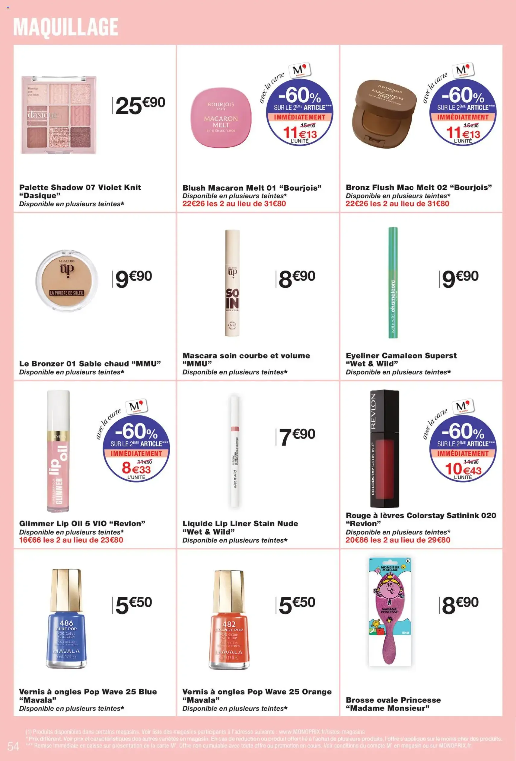 Monoprix catalogue - brochure valable à partir du 30/06/2026, page 54 sur 58