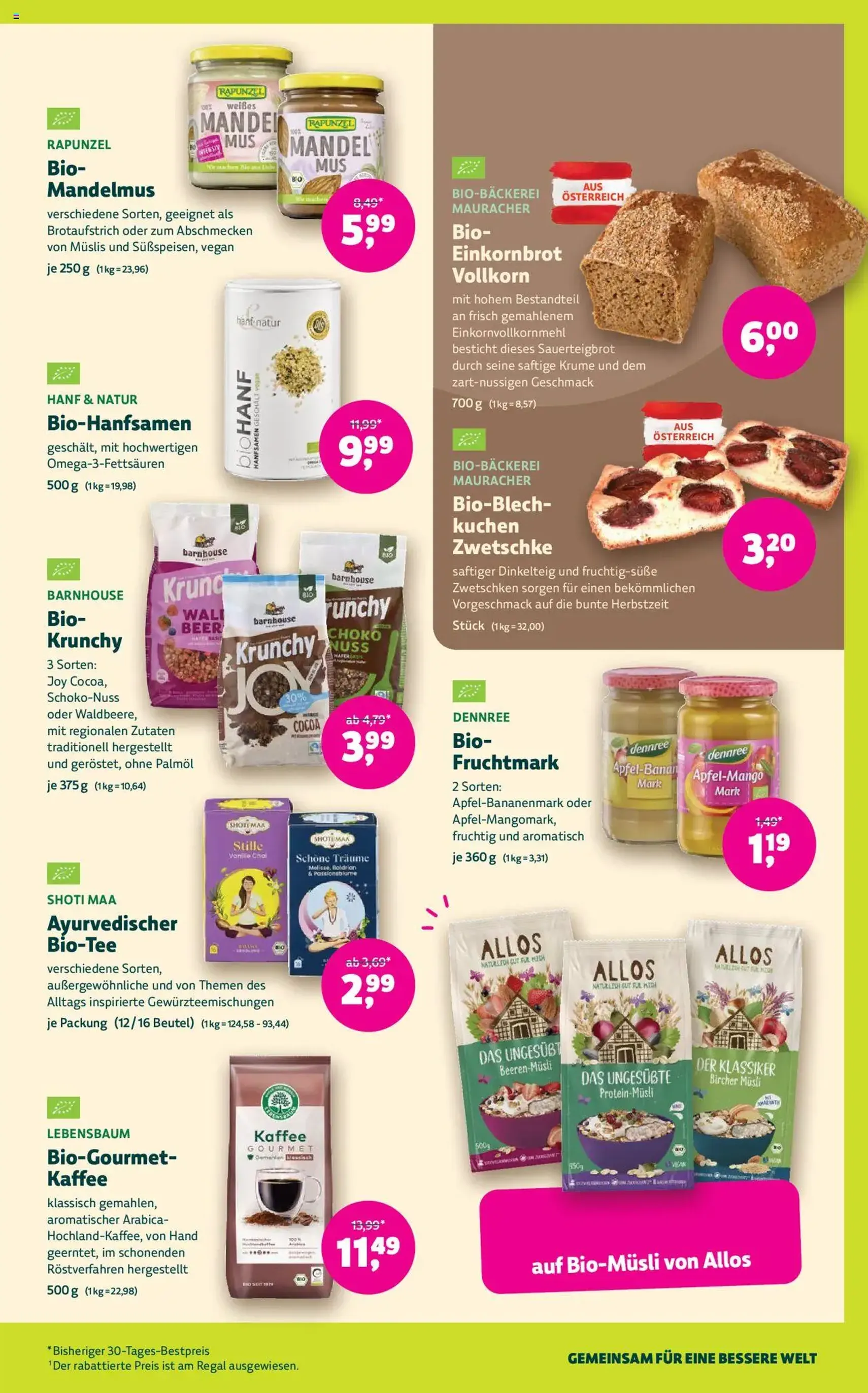 Denns BioMarkt Angebote - Gültiger Prospekt ab 27.08.2025, Seite 9 von insgesamt 12