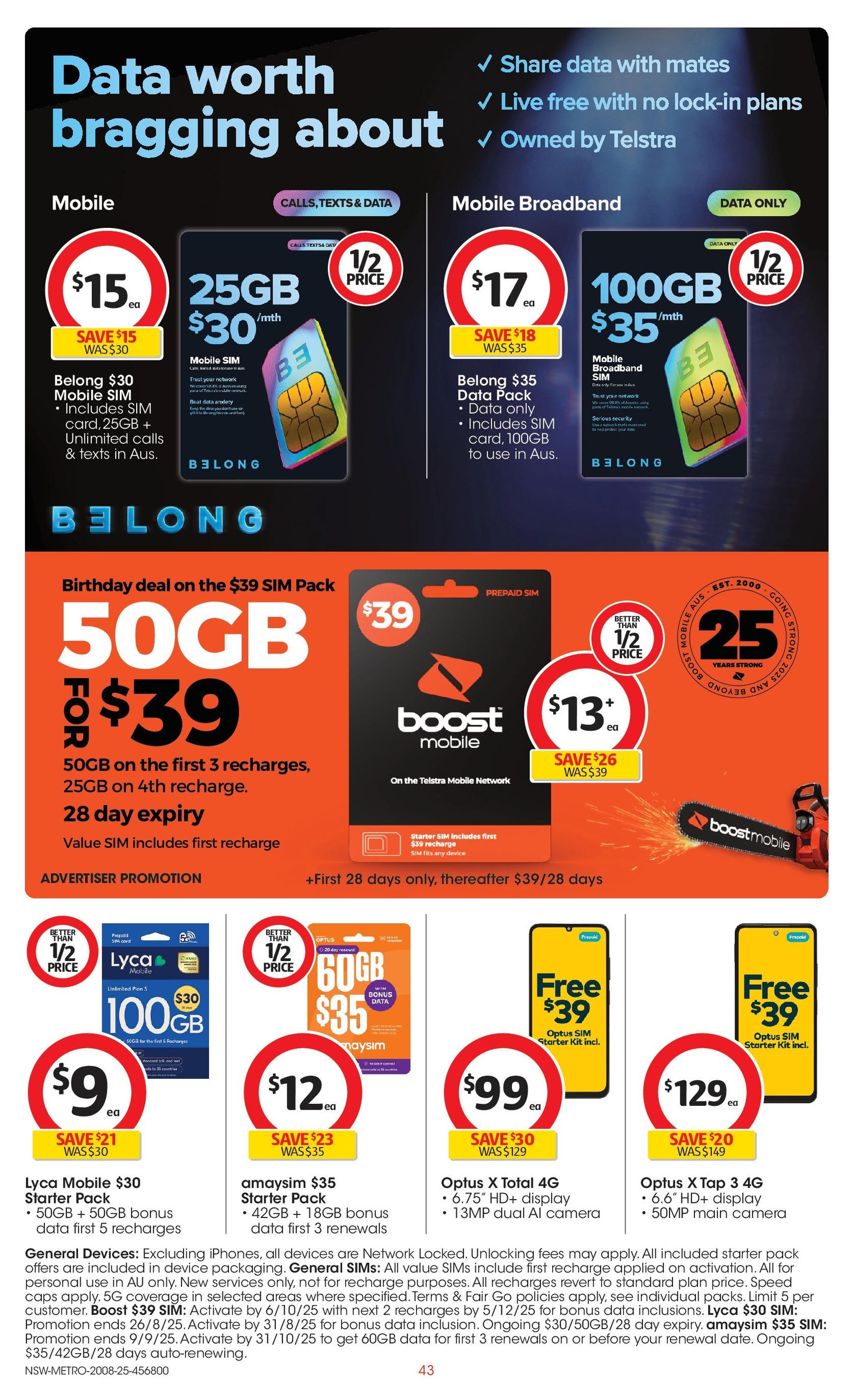 Coles Catalogue NSW - valid flyer from 20/08/2025, page 43 of 45 Coles Catalogue NSW - valid flyer from 20/08/2025, page 43 of 45