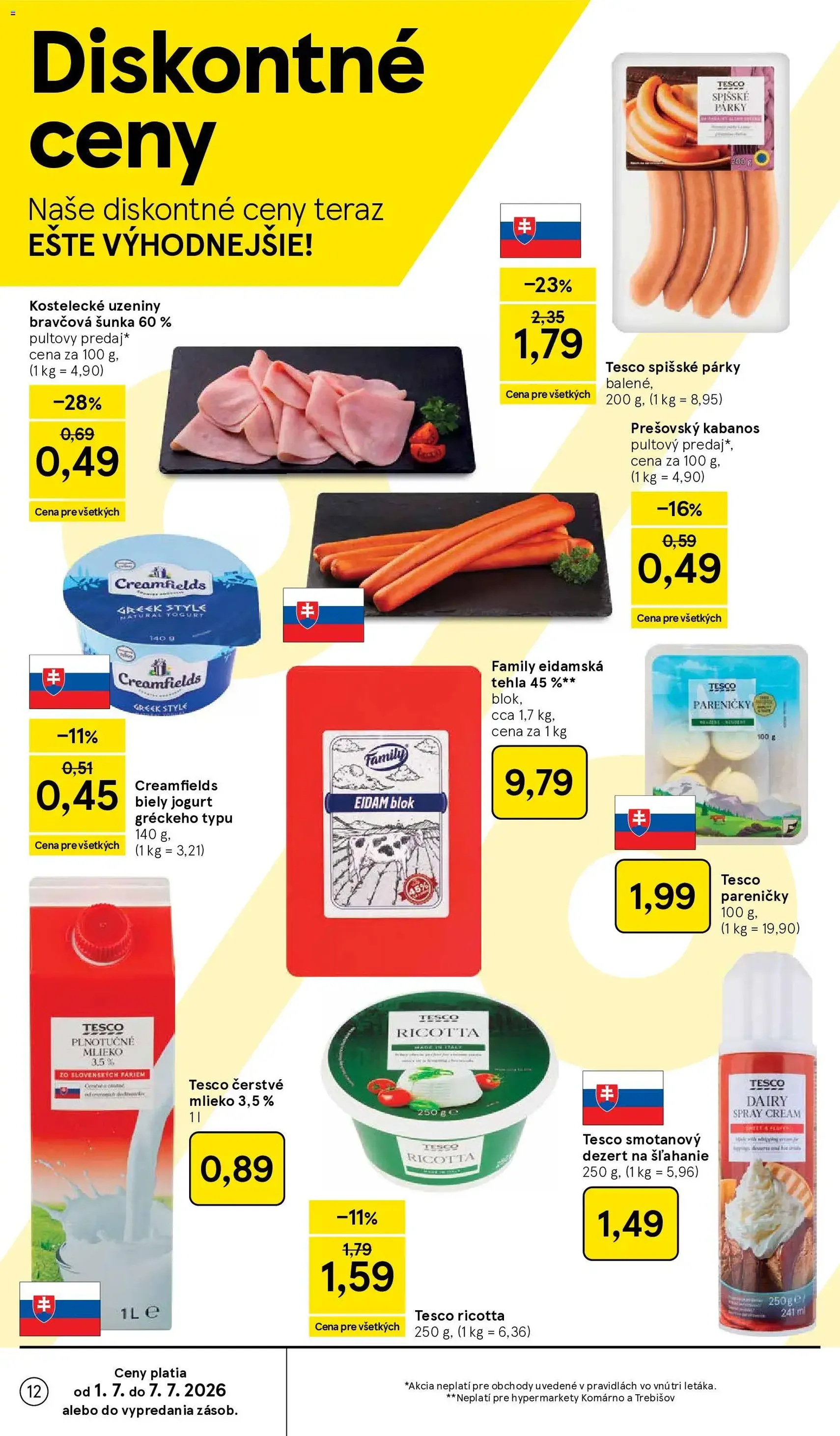 Tesco Hypermarket - leták - platný leták od 01.07.2026 strana 12 z 48