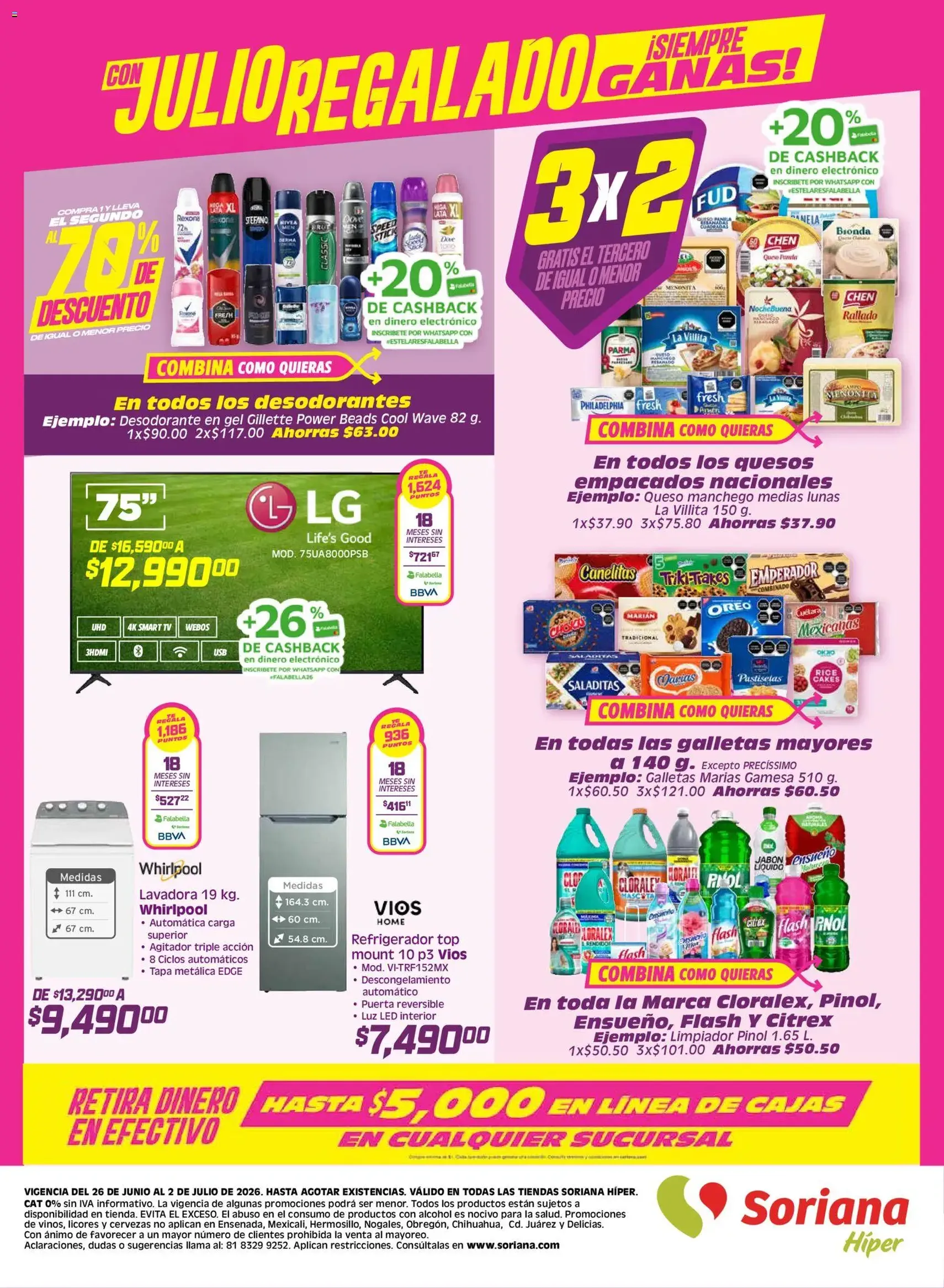 Soriana folleto - folleto válido desde 26/06/2026 página 8 de 8