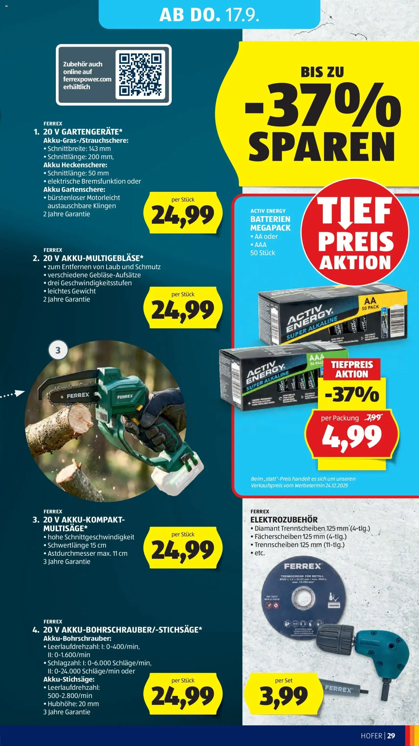 Hofer Flugblatt - Gültiger Prospekt ab 11.09.2026, Seite 39 von insgesamt 47