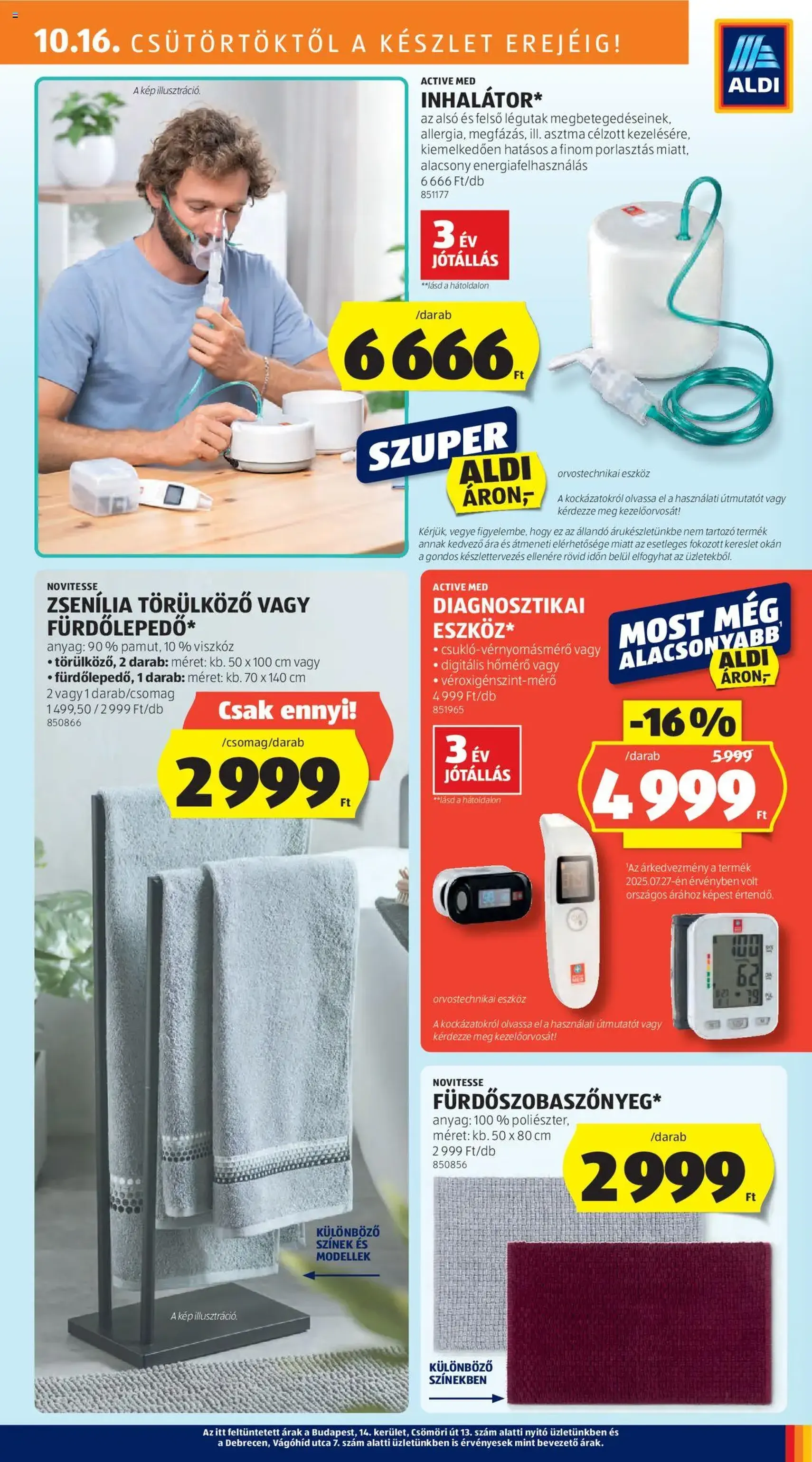 Aldi Akciós újság - 2025.10.16. érvényes szórólap 23 oldal 50 oldalból Aldi Akciós újság - 2025.10.16. érvényes szórólap 23 oldal 50 oldalból
