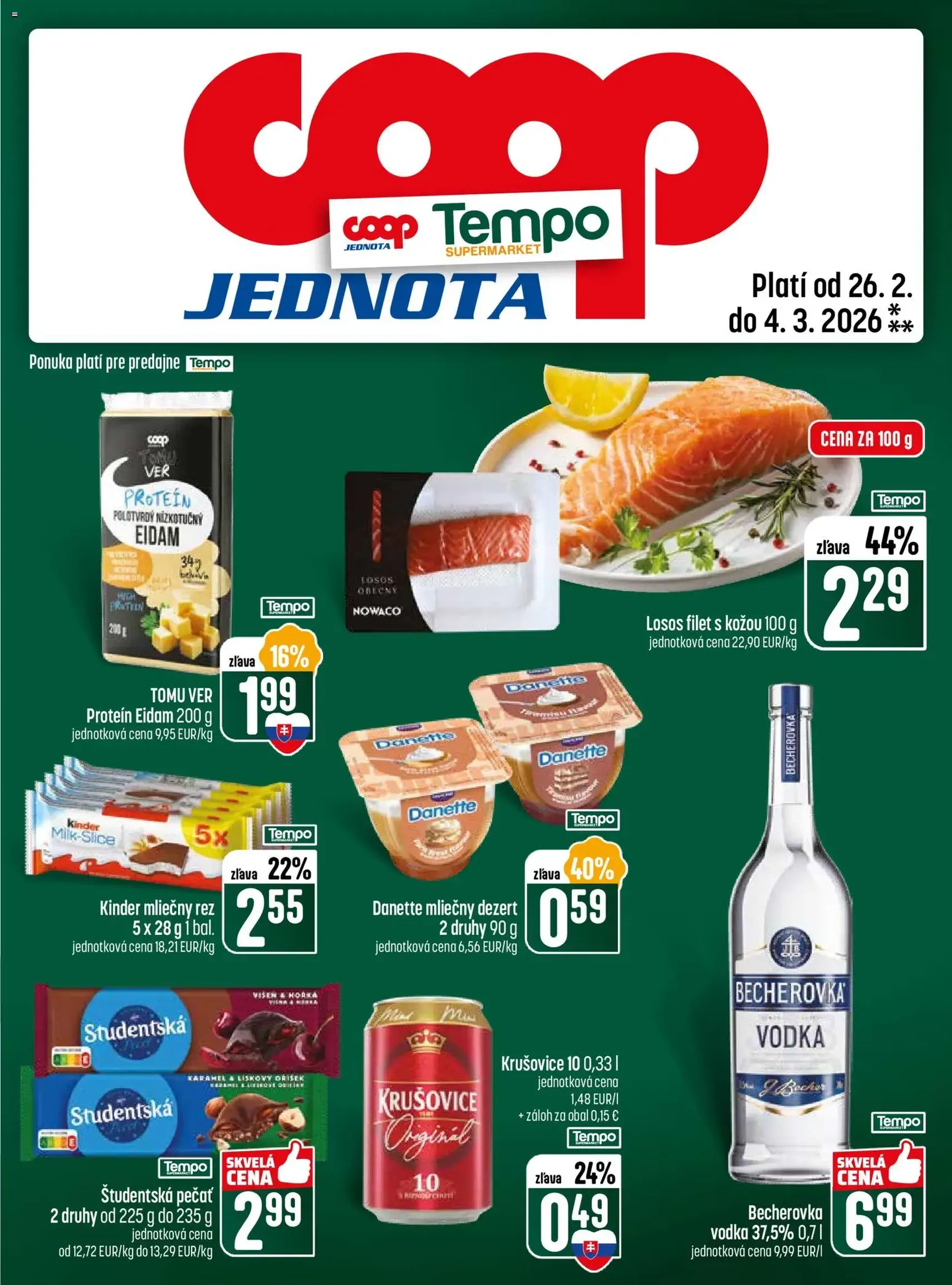 COOP Jednota leták - platný leták od 26.02.2026 strana 25 z 28
