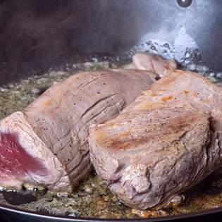 Previsualización de la receta Solomillo de cerdo a la sartén