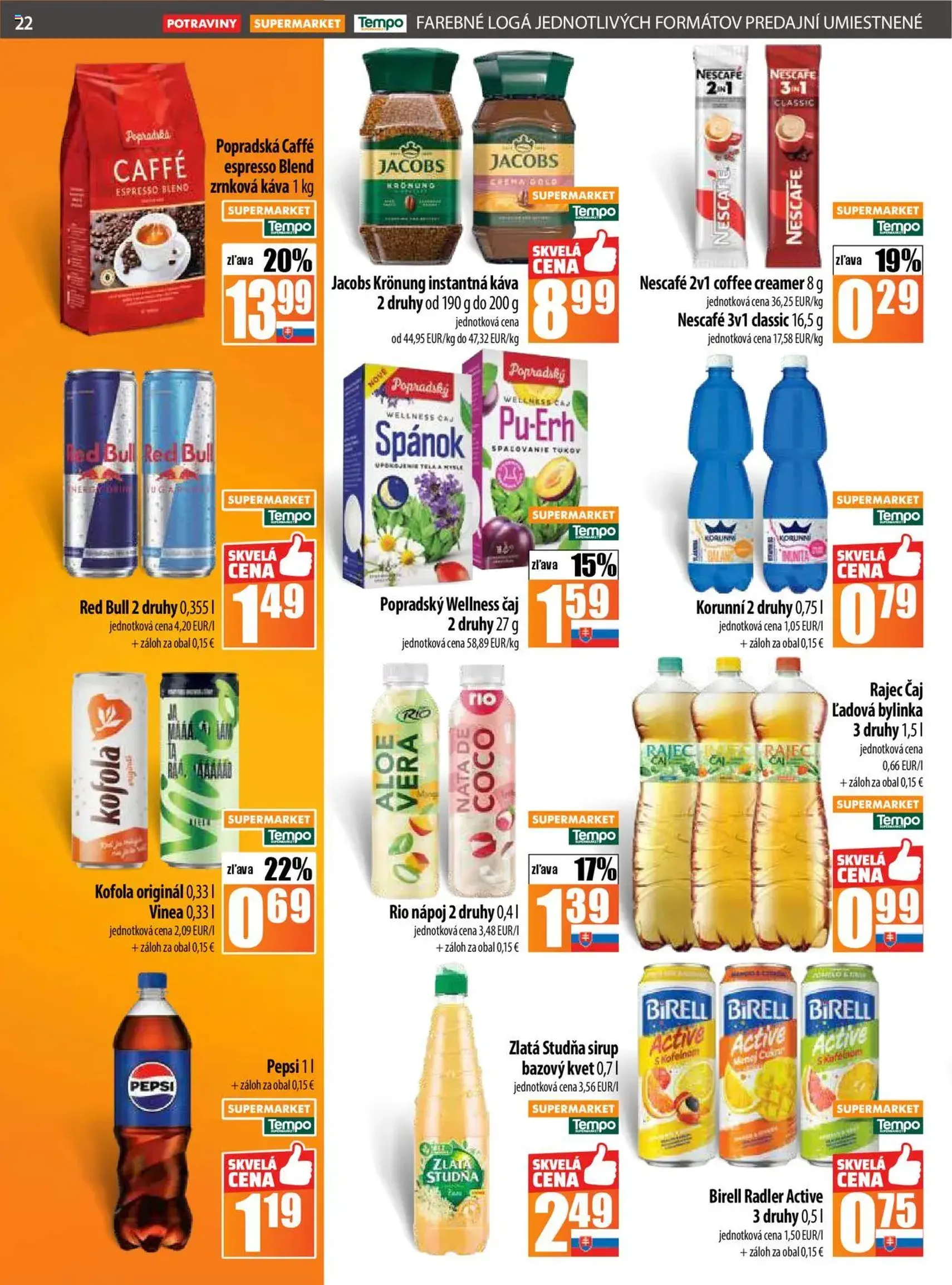 COOP Jednota leták - platný leták od 14.08.2025 strana 22 z 28
