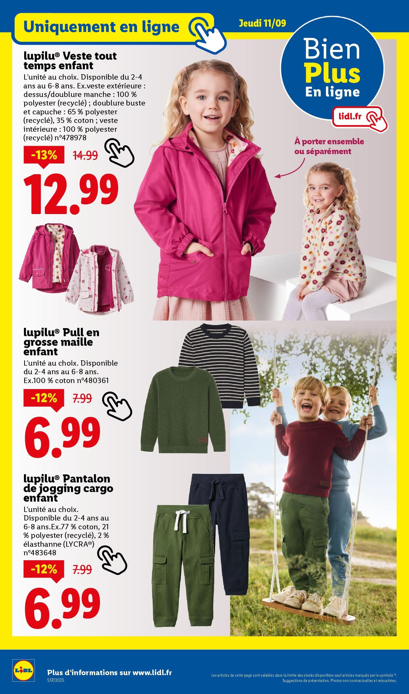LIDL catalogue semaine 37 - brochure valable à partir du 11/09/2025, page 34 sur 76 LIDL catalogue semaine 37 - brochure valable à partir du 11/09/2025, page 34 sur 76
