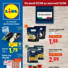 LIDL catalogue semaine 31 - Prévisualisation du catalogue valable à partir du 07/08/2025