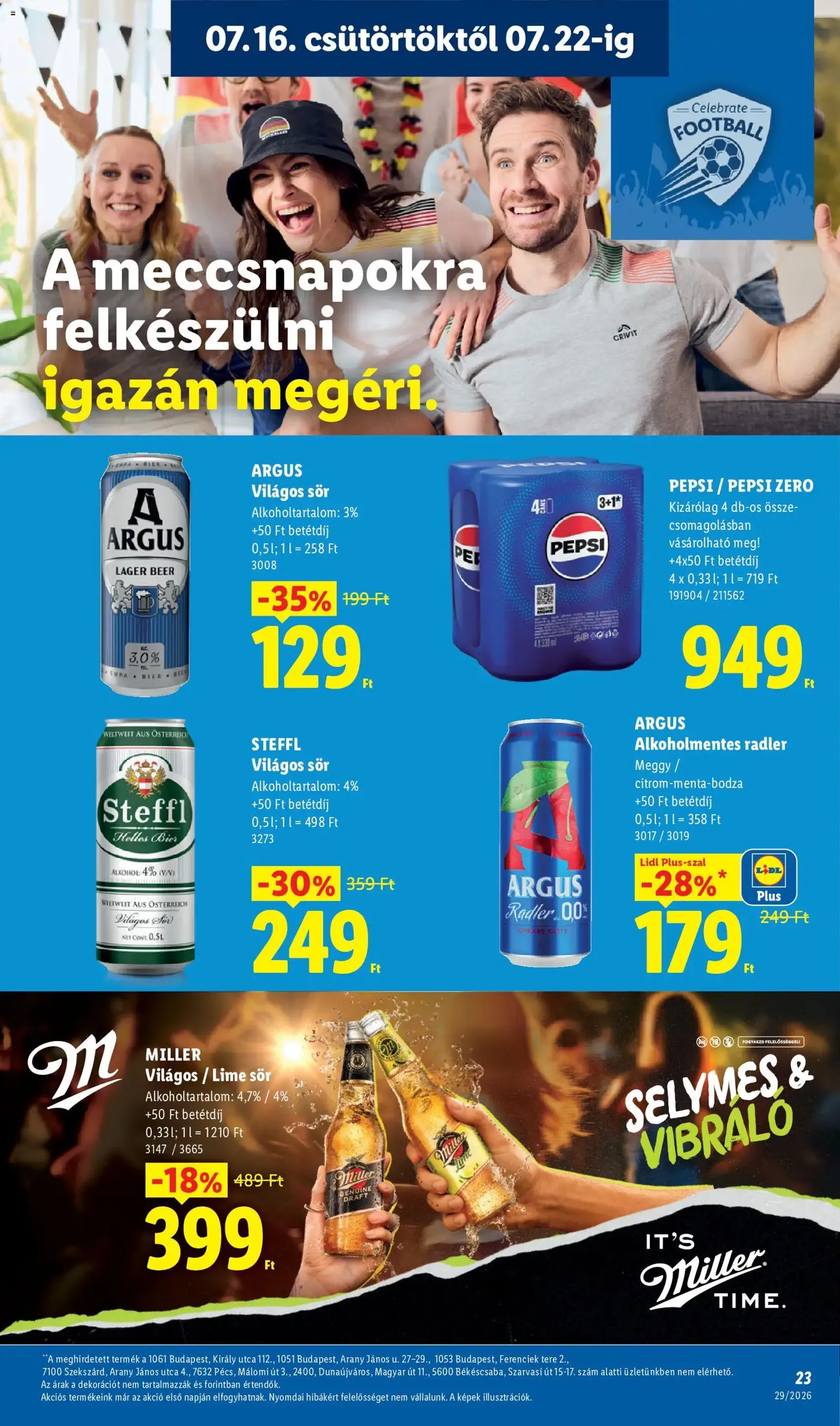 Lidl akciós újság - 2026.07.16. érvényes szórólap 23 oldal 88 oldalból