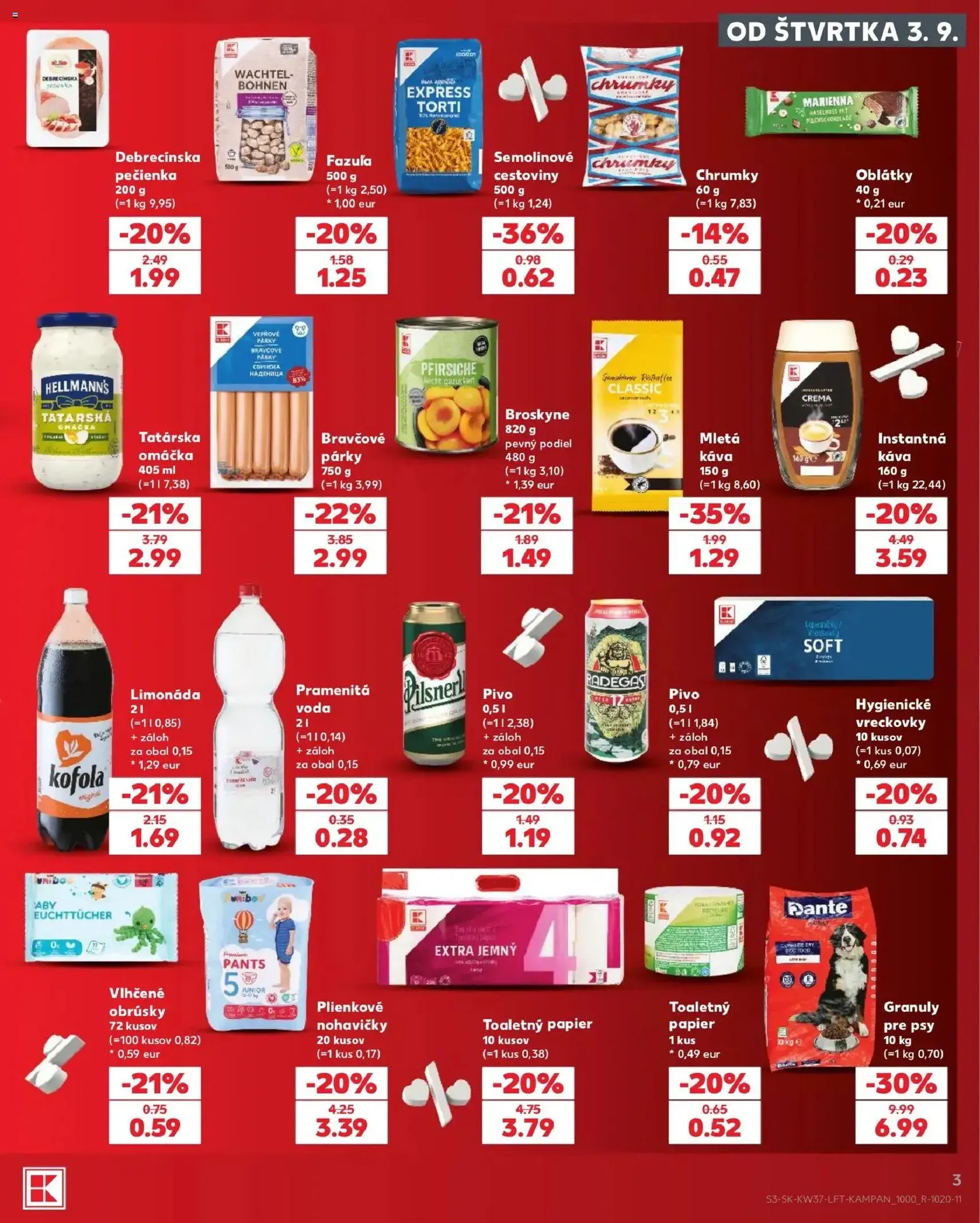 Kaufland leták - platný leták od 10.09.2026 strana 3 z 84