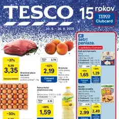 Tesco Hypermarket - leták - náhľad letáku platný od 20.08.2025