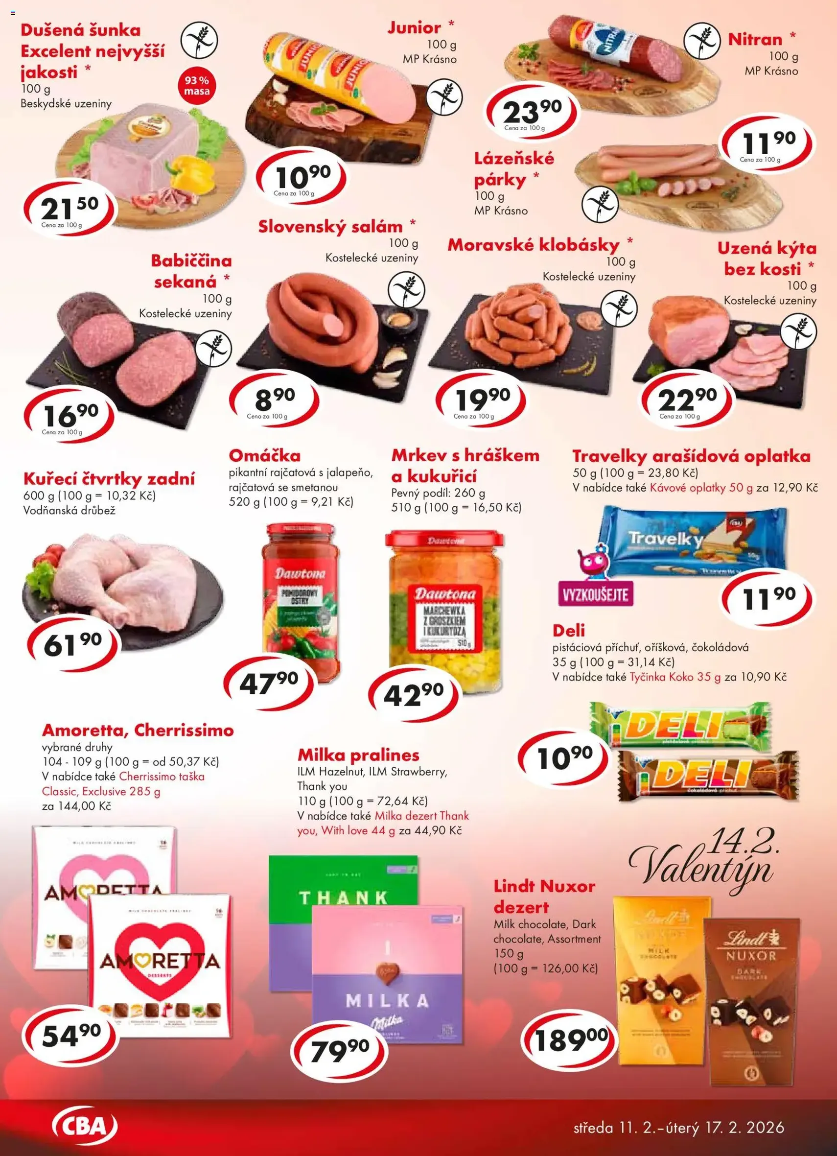 CBA leták - Premium - platný leták od 11.02.2026 strana 3 z 4