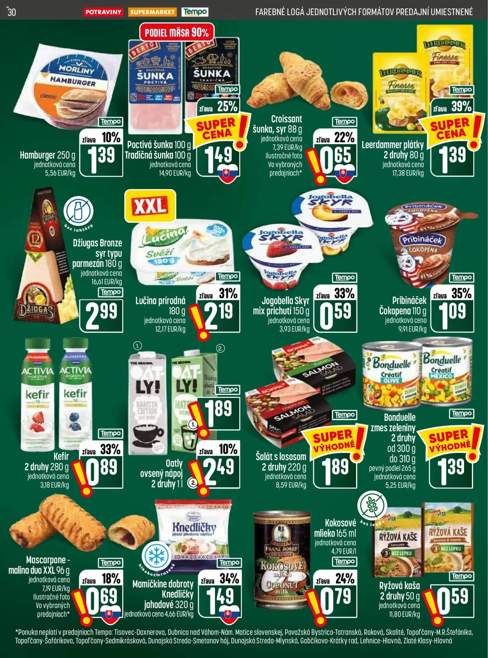 COOP Jednota leták - platný leták od 20.08.2026 strana 30 z 32