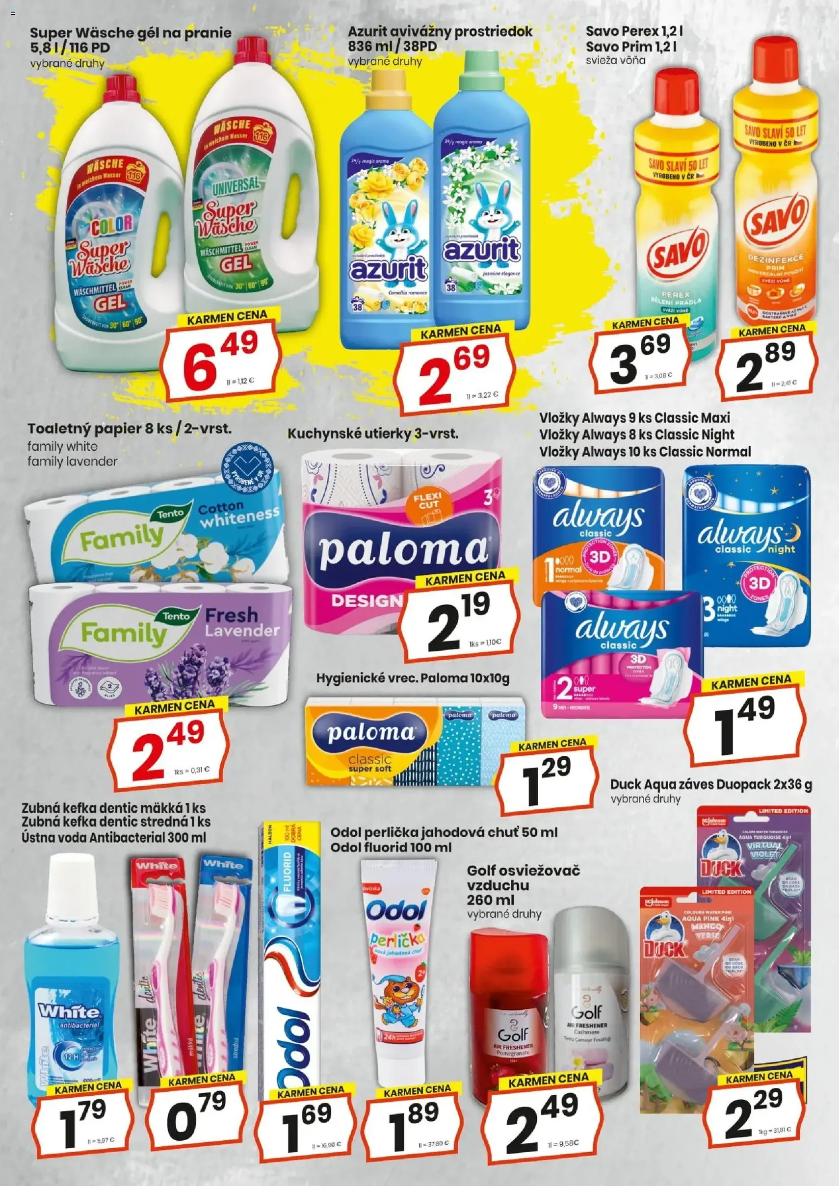 KARMEN CBA leták - platný leták od 20.11.2025 strana 15 z 16