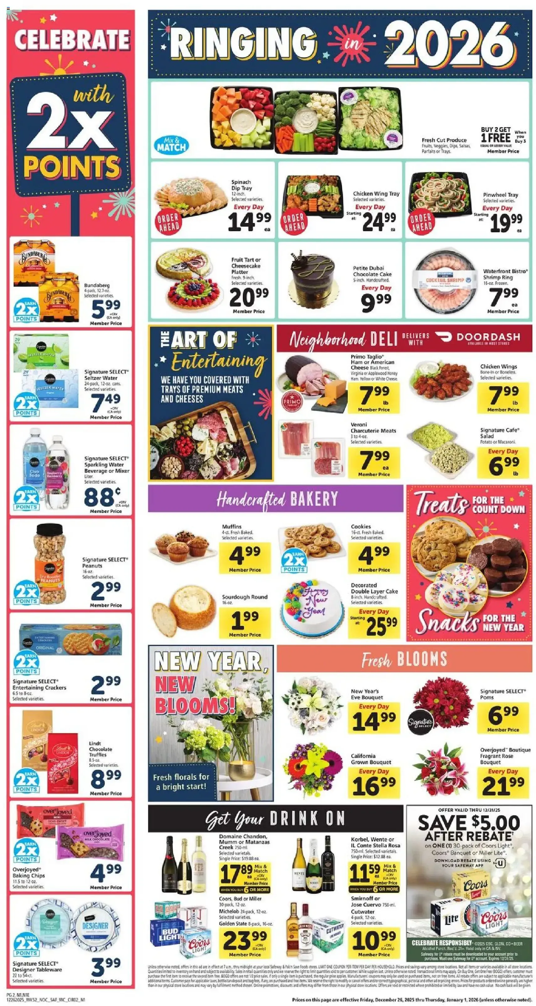 Safeway Weekly Ad - valid flyer from 12/26/2025, page 2 of 9