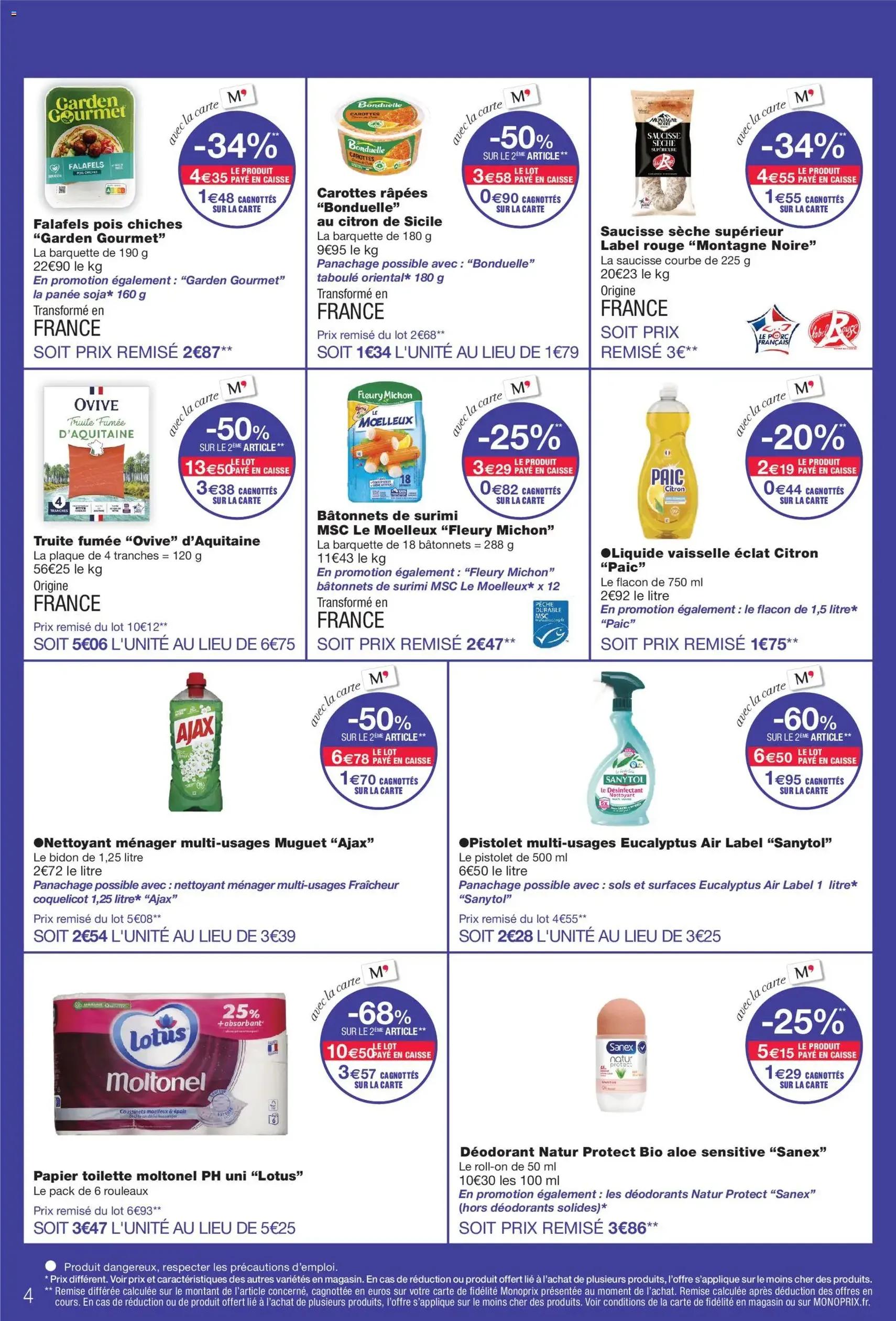 Monoprix catalogue - brochure valable à partir du 08/09/2026, page 4 sur 59