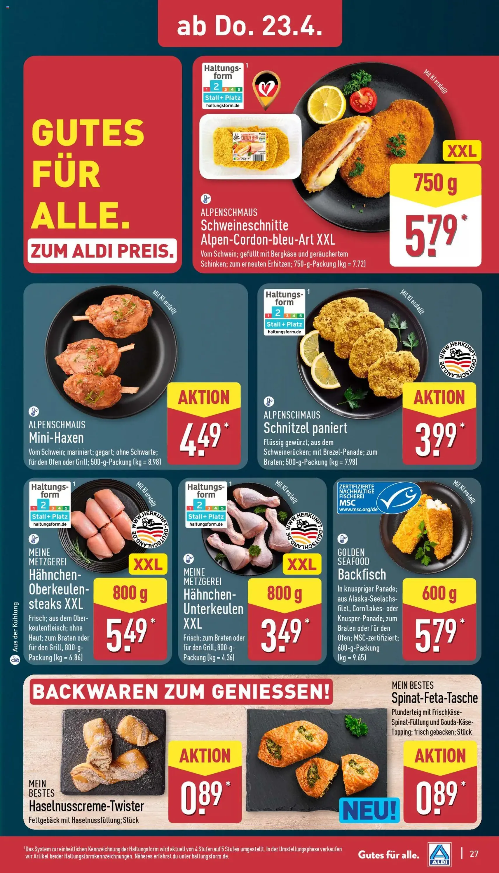 Aldi Prospekt - Gültiger Prospekt ab 20.04.2026, Seite 27 von insgesamt 39
