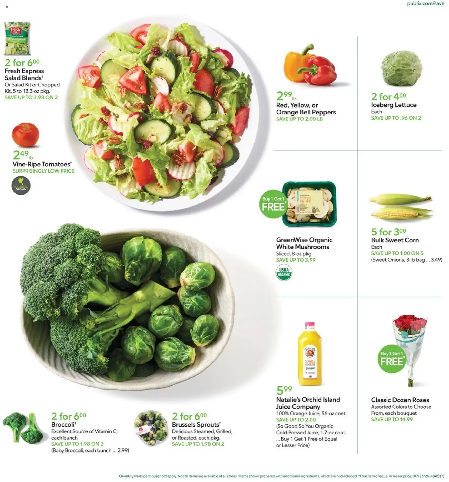 Publix Weekly Ad - valid flyer from 07/22/2026, page 7 of 17