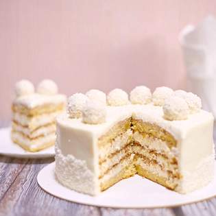 Previsualización de la receta Relleno de coco para tarta