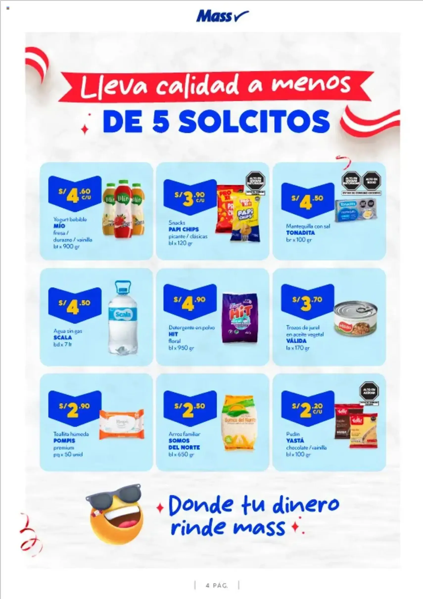 Catálogo Mass - Especial Fiestas Patrias - folleto válido desde 14/07/2025 página 4 de 7 Catálogo Mass - Especial Fiestas Patrias - folleto válido desde 14/07/2025 página 4 de 7