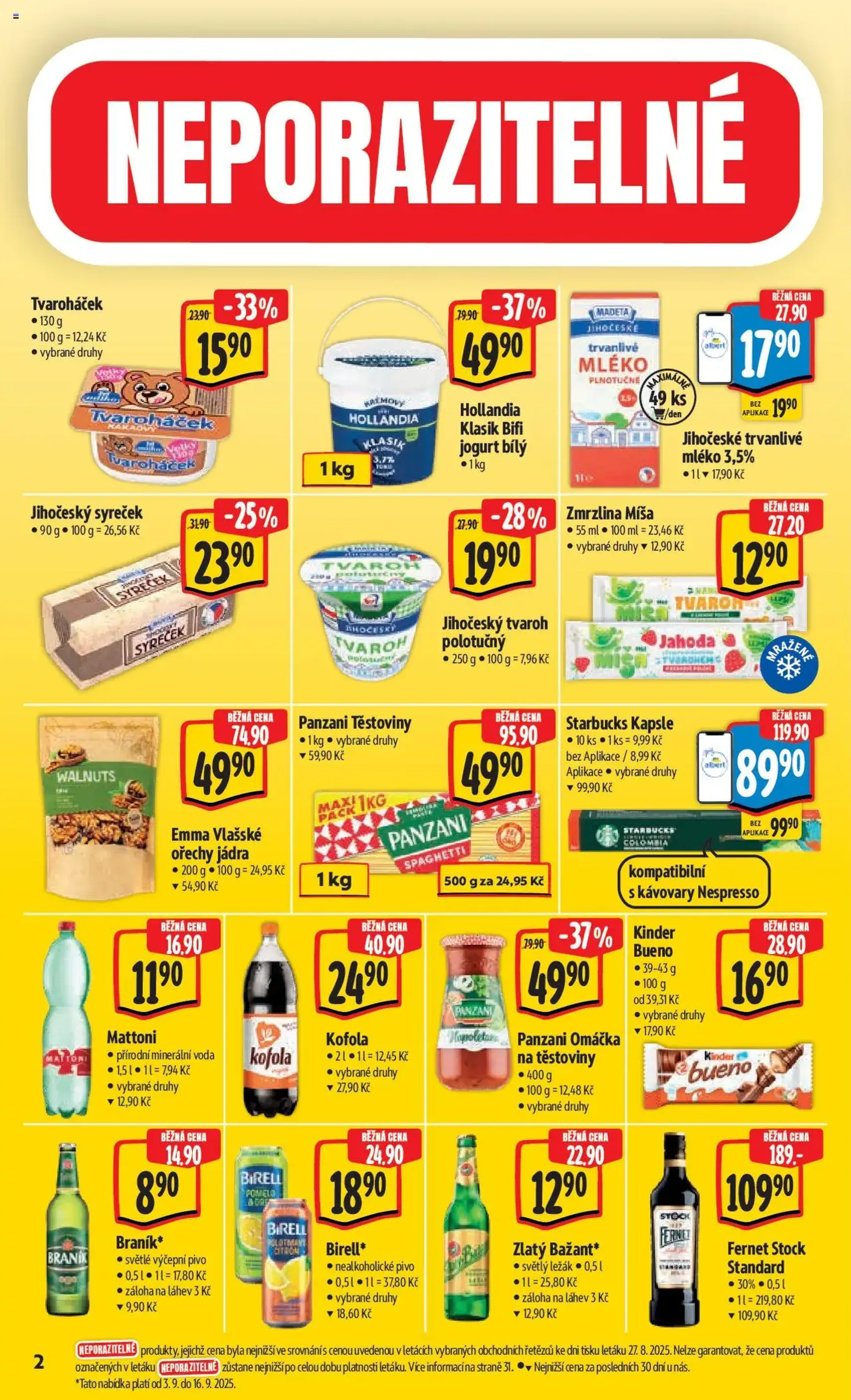 Albert leták - Hypermarket - platný leták od 03.09.2025 strana 6 z 49 Albert leták - Hypermarket - platný leták od 03.09.2025 strana 6 z 49