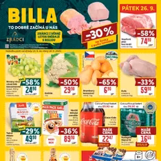 Billa Velký leták - náhled letáku platný od 24.09.2025
