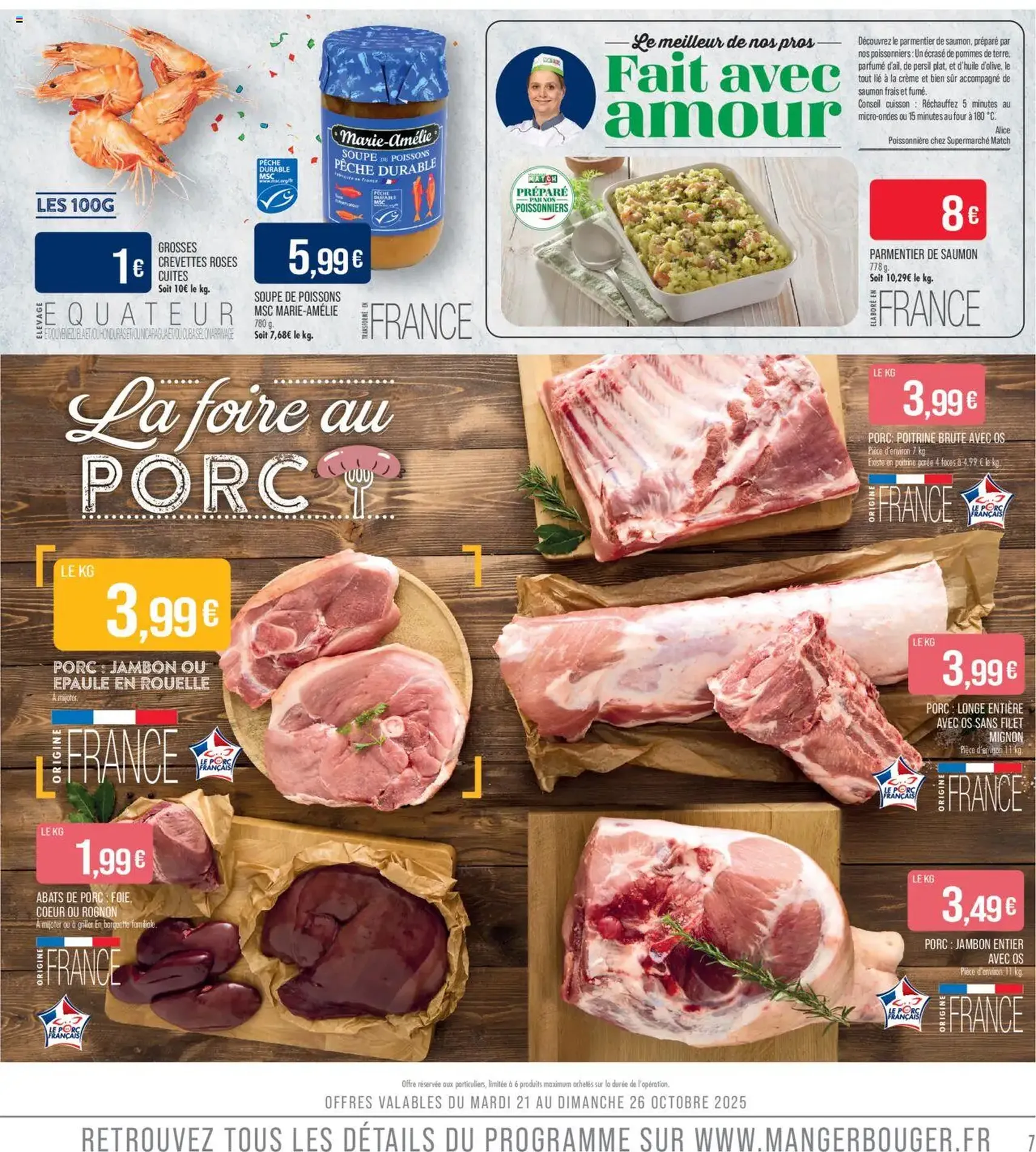 Match Supermarché catalogue - brochure valable à partir du 21/10/2025, page 7 sur 24 Match Supermarché catalogue - brochure valable à partir du 21/10/2025, page 7 sur 24