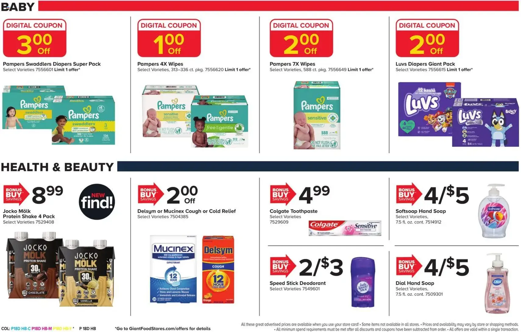 Giant Weekly Ad - valid flyer from 01/02/2026, page 18 of 18