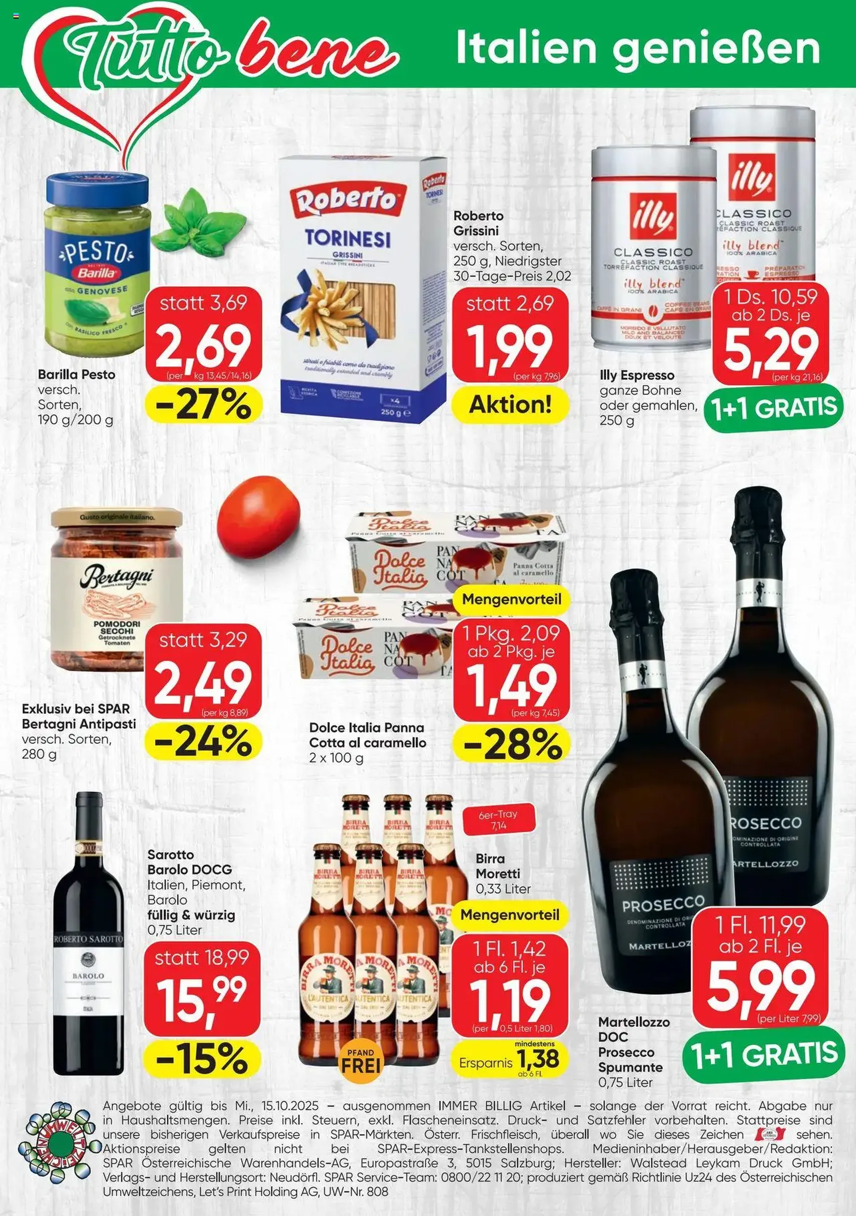 Spar Flugblatt - Gültiger Prospekt ab 18.09.2025, Seite 4 von insgesamt 4