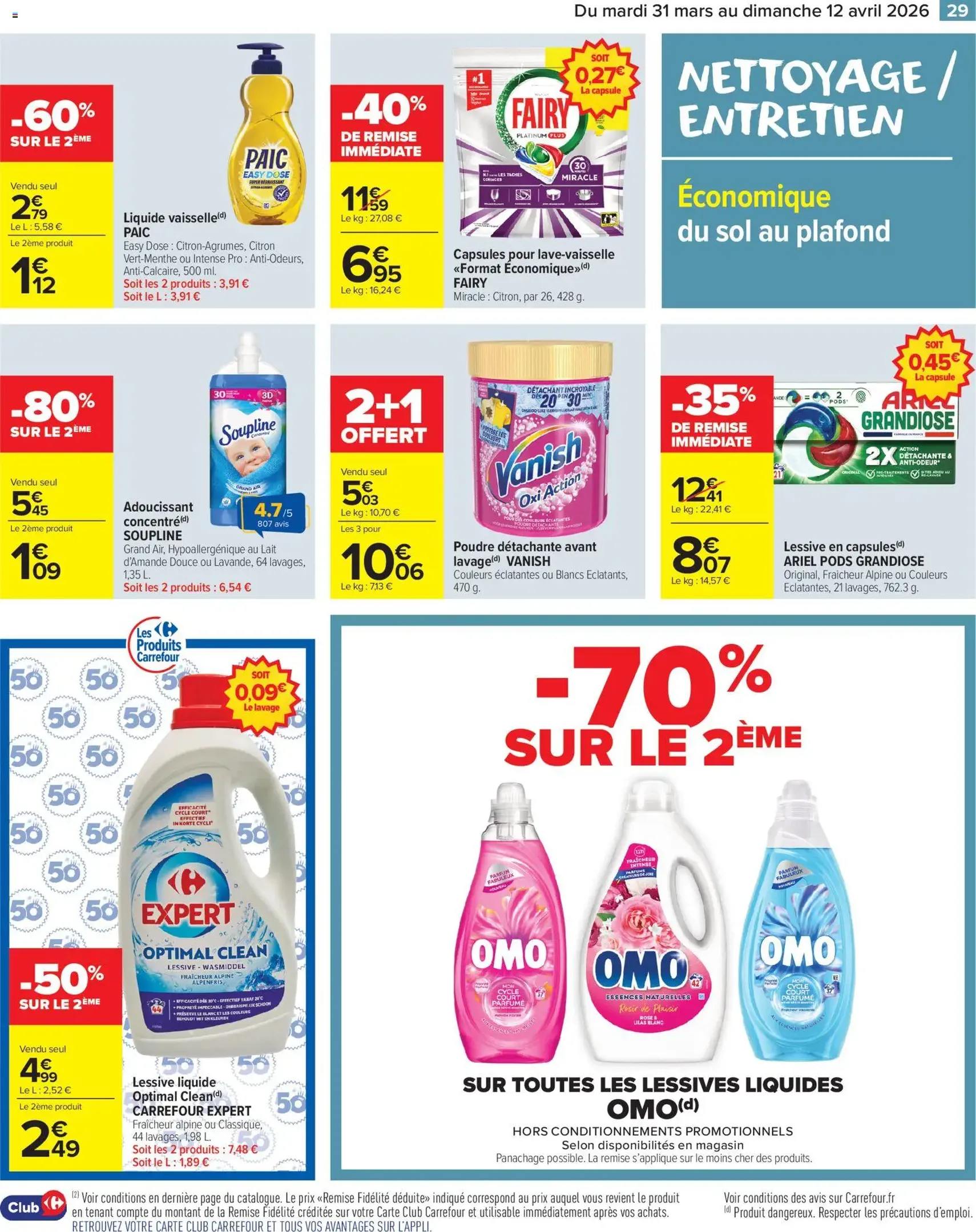 Carrefour Market catalogue semaine 14 - brochure valable à partir du 31/03/2026, page 31 sur 38