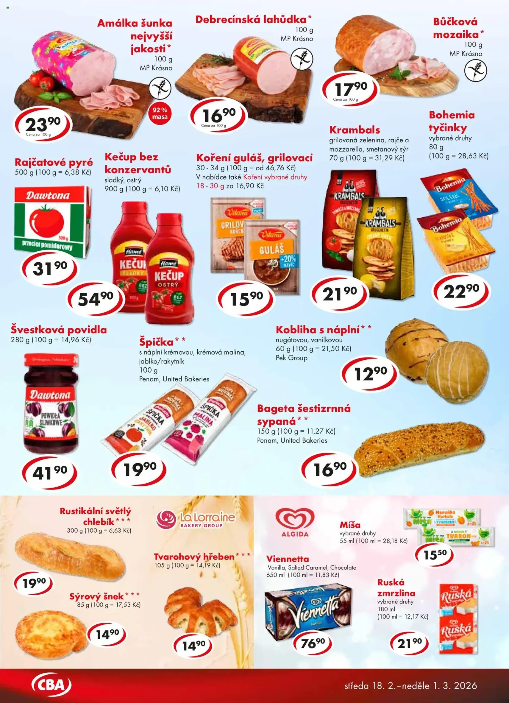 CBA leták - platný leták od 18.02.2026 strana 3 z 4