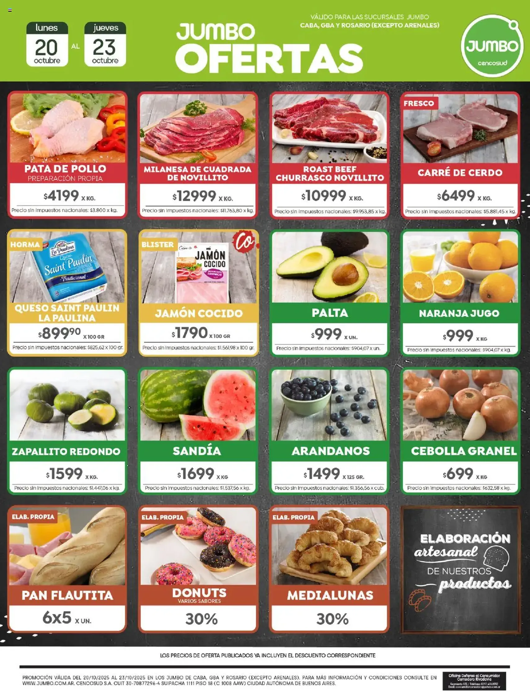 Jumbo ofertas - folleto válido desde 20/10/2025 página 1 de 3