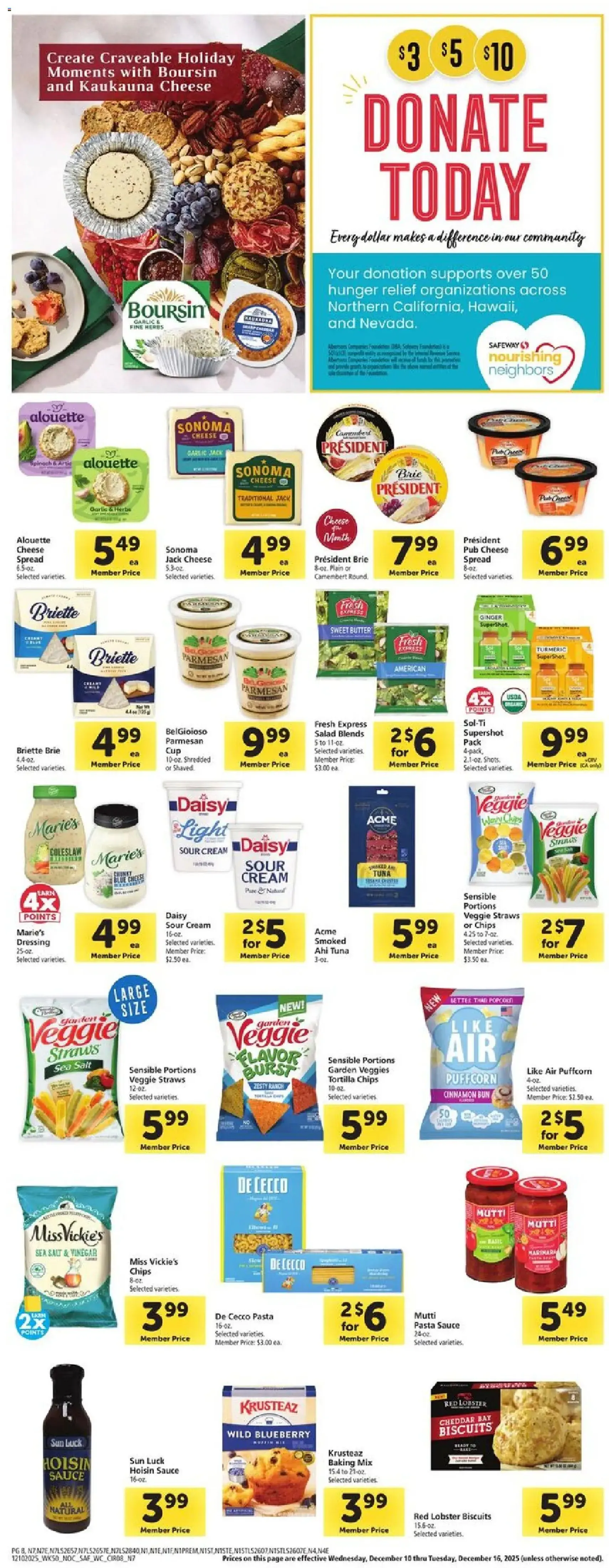 Safeway Weekly Ad - valid flyer from 12/10/2025, page 8 of 11