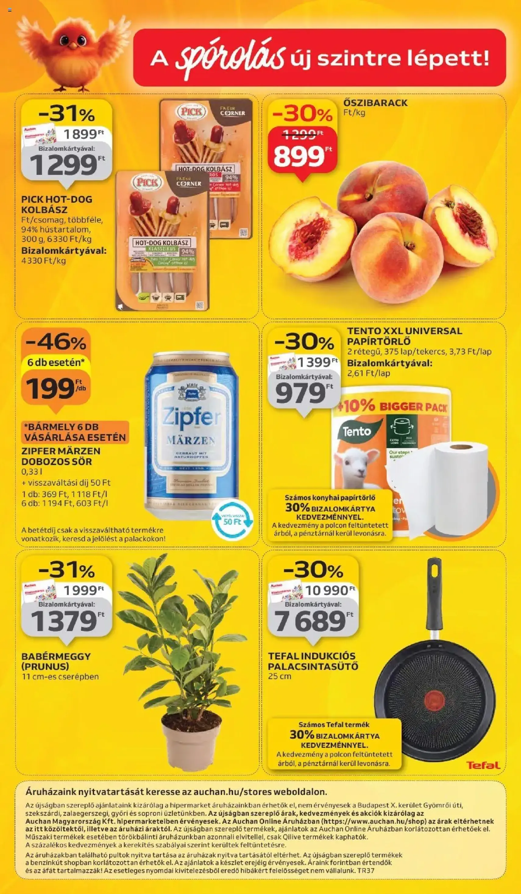 Auchan Akciós újság - 2025.09.11. érvényes szórólap 42 oldal 42 oldalból Auchan Akciós újság - 2025.09.11. érvényes szórólap 42 oldal 42 oldalból