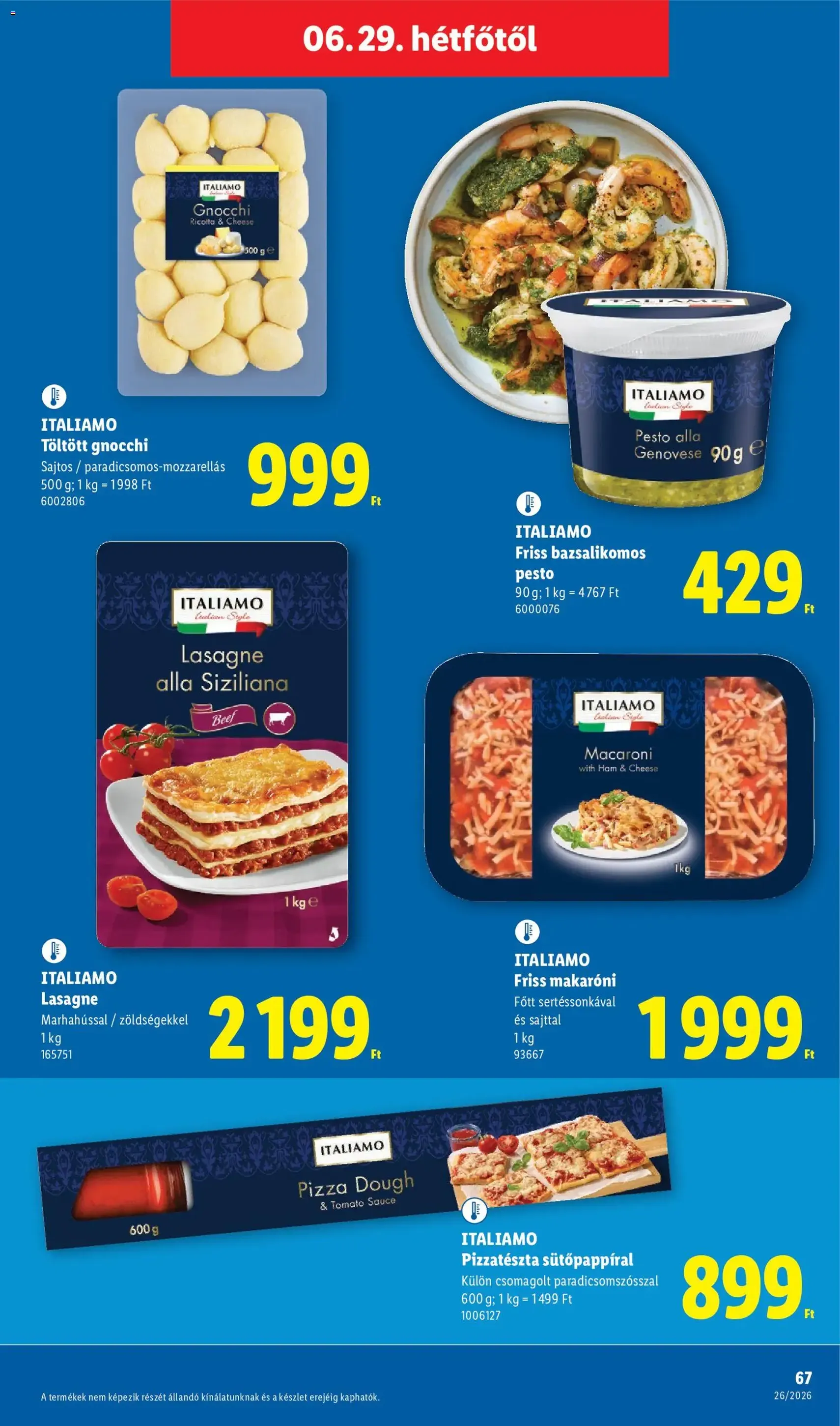 Lidl akciós újság - 2026.06.25. érvényes szórólap 67 oldal 74 oldalból