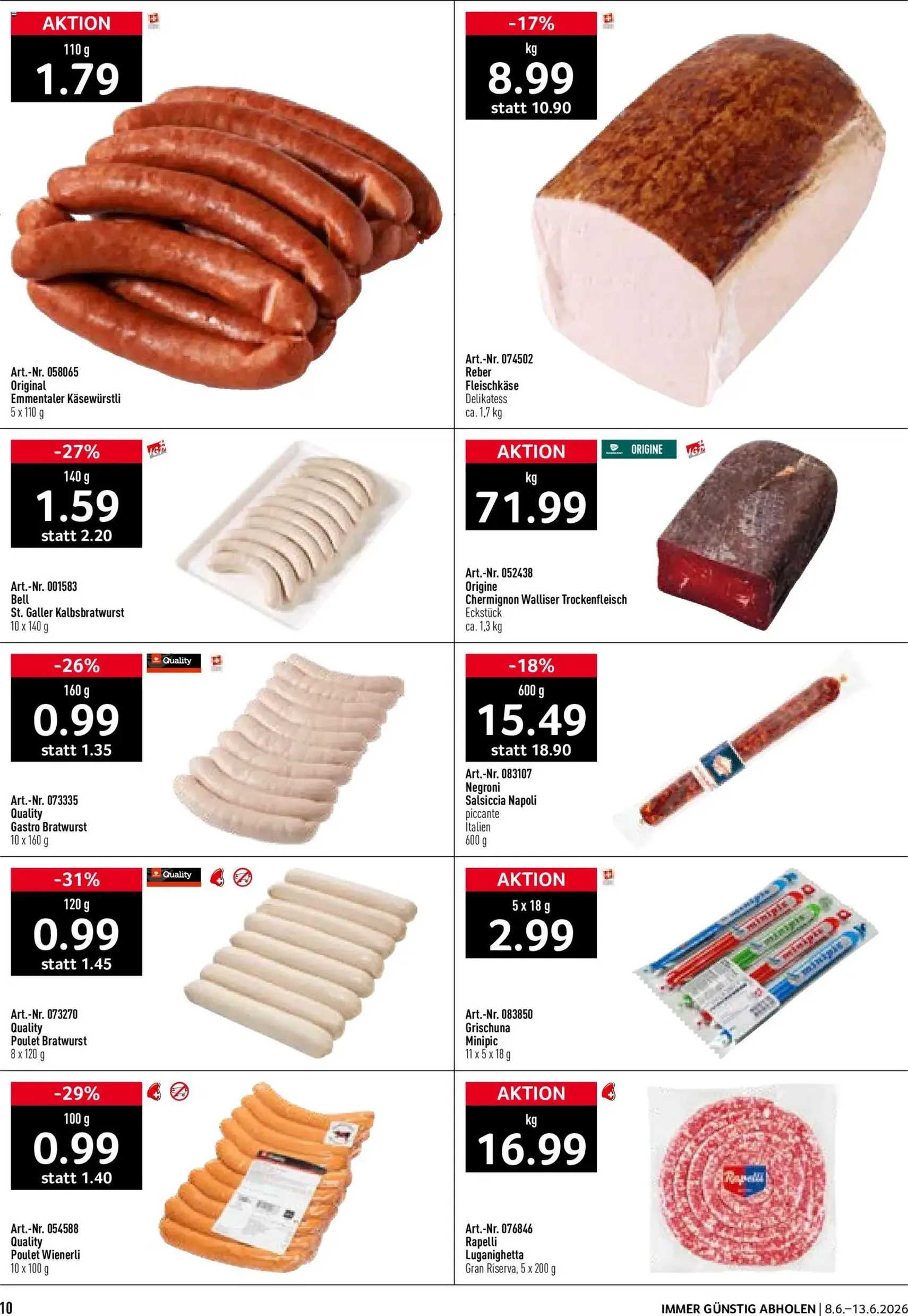 Prodega aktionen - Gültiger Prospekt ab 08.06.2026, Seite 10 von insgesamt 40