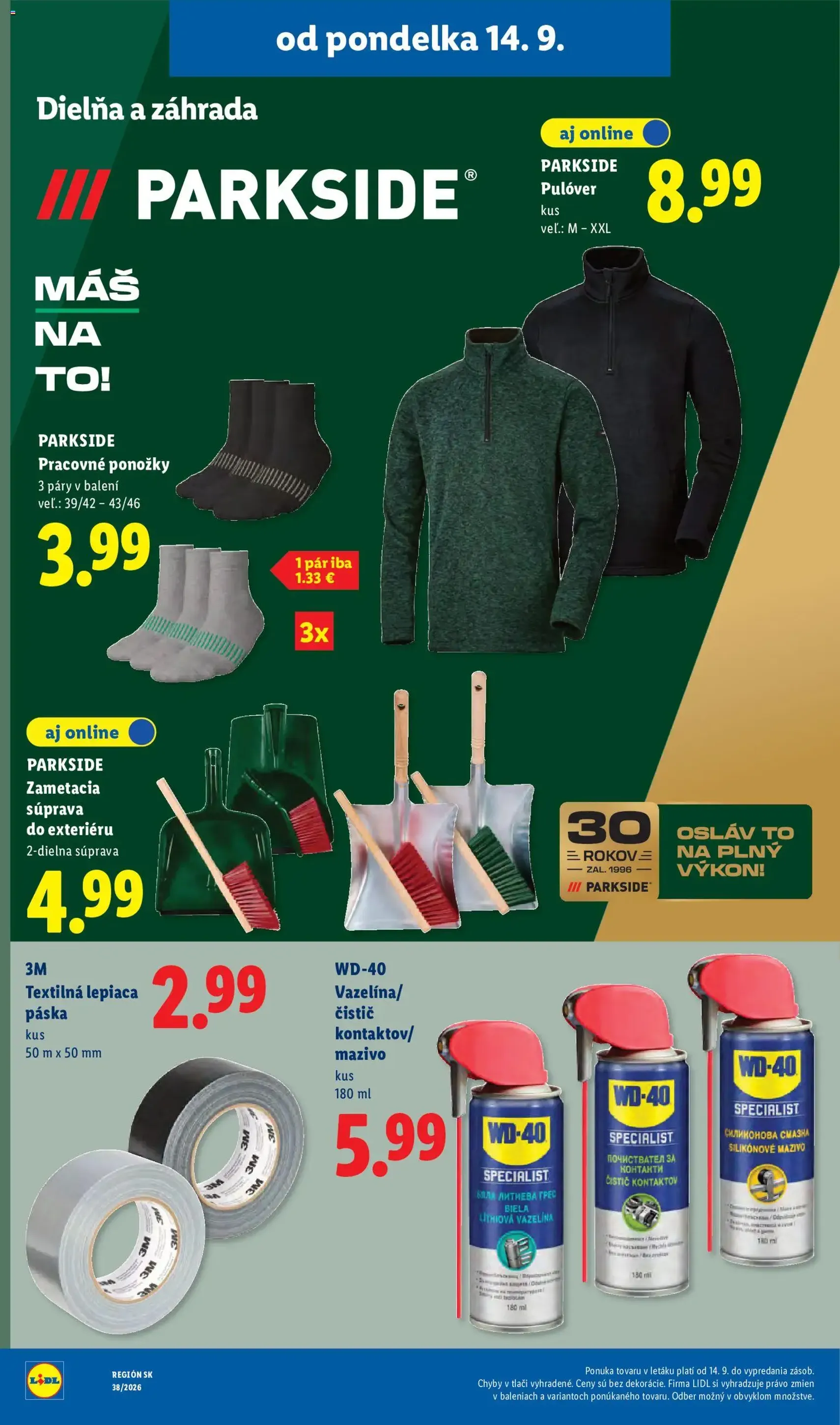 Lidl leták - platný leták od 14.09.2026 strana 58 z 105